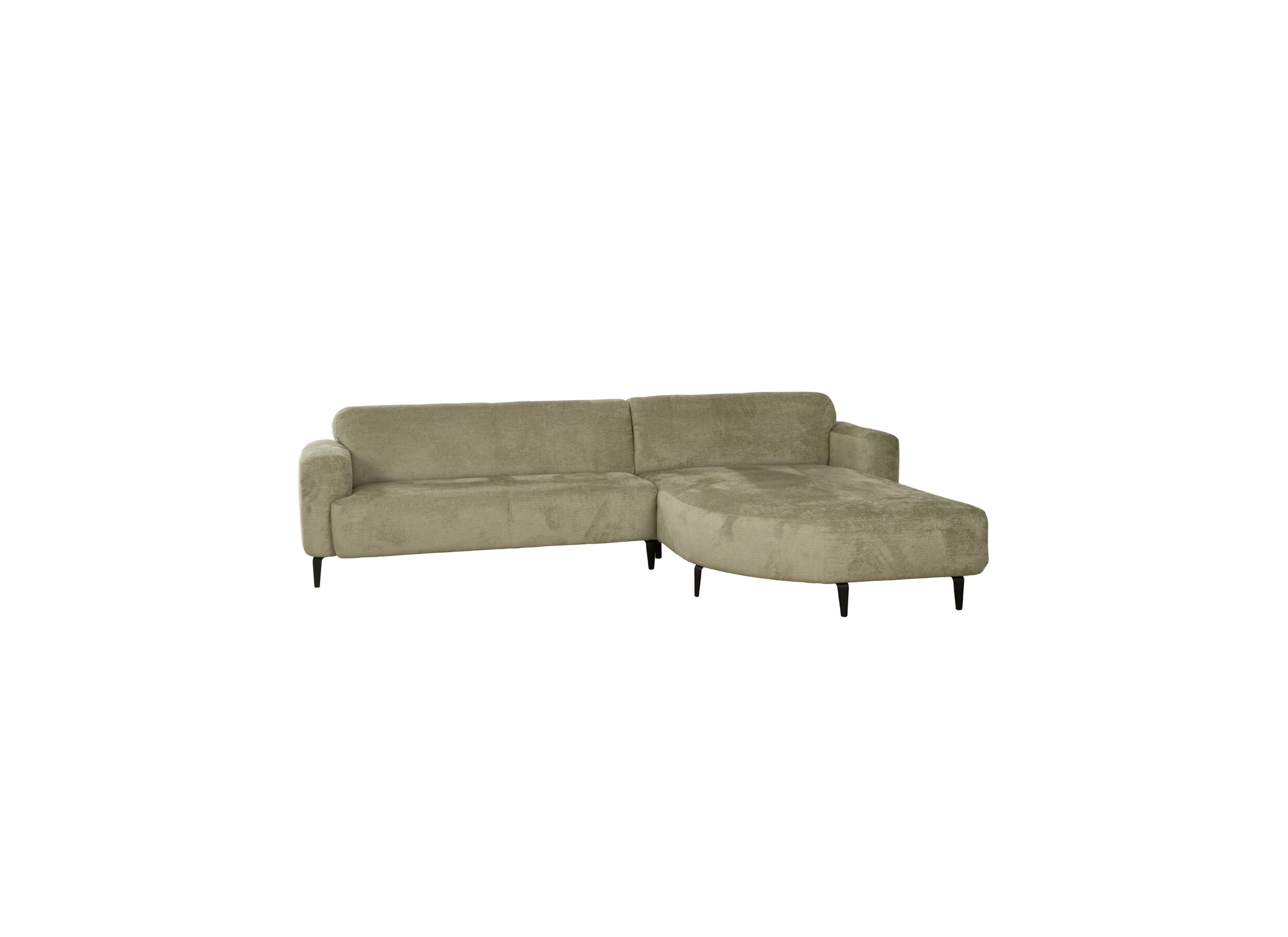 Plus Important - Canapé d'angle Leif 332x207cm - tissu - vert