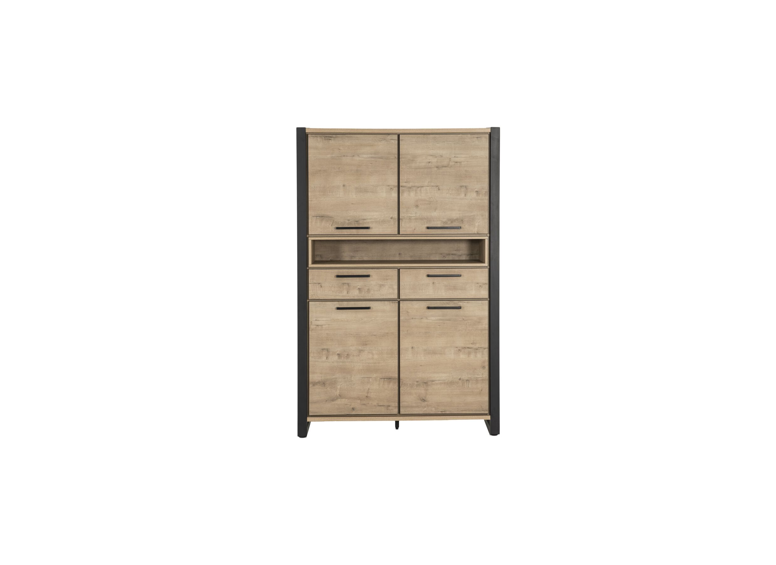Overzichtsfoto - Kast Cronos 130x45x200cm - decor eik - naturel
