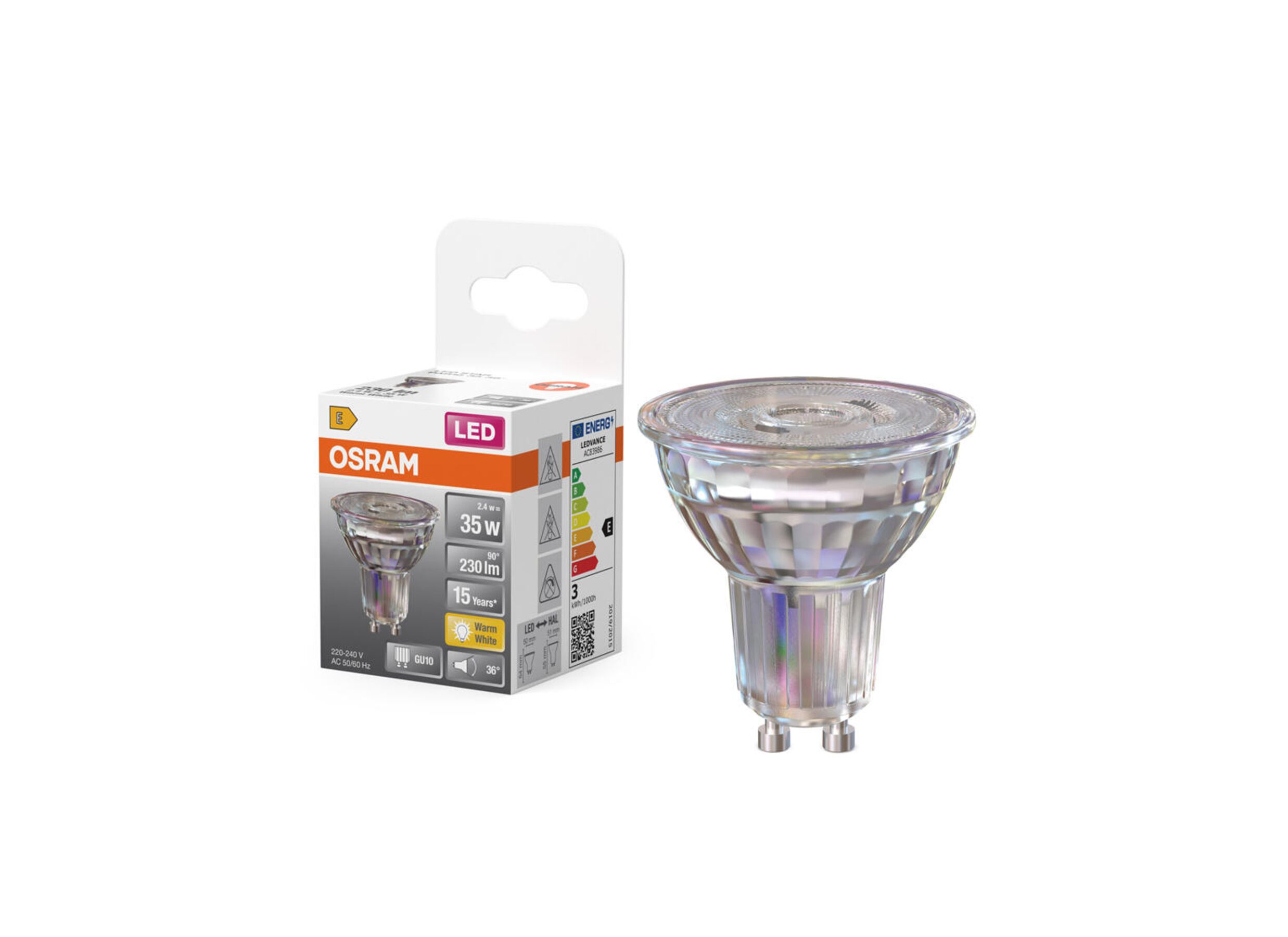 Aperçu - Ampoule LED 2,4W GU10