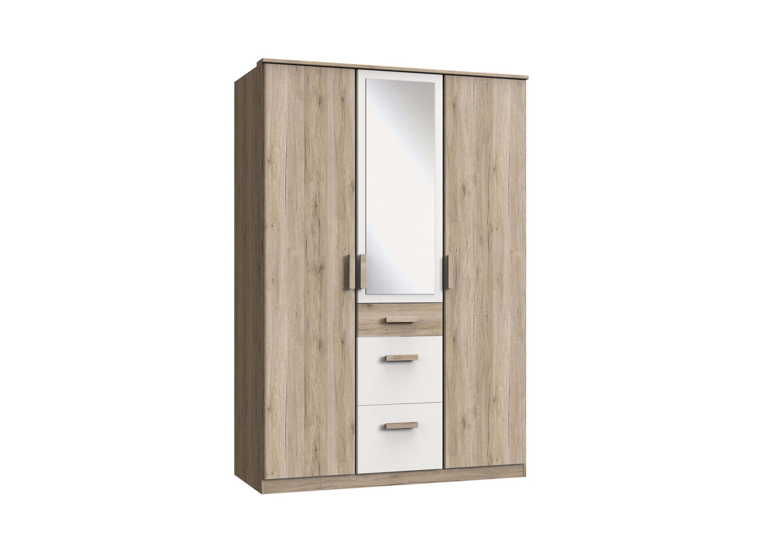 Garde-robe Cariba 135cm - Garde-robe Cariba 135cm - décor - sanremo/wit
