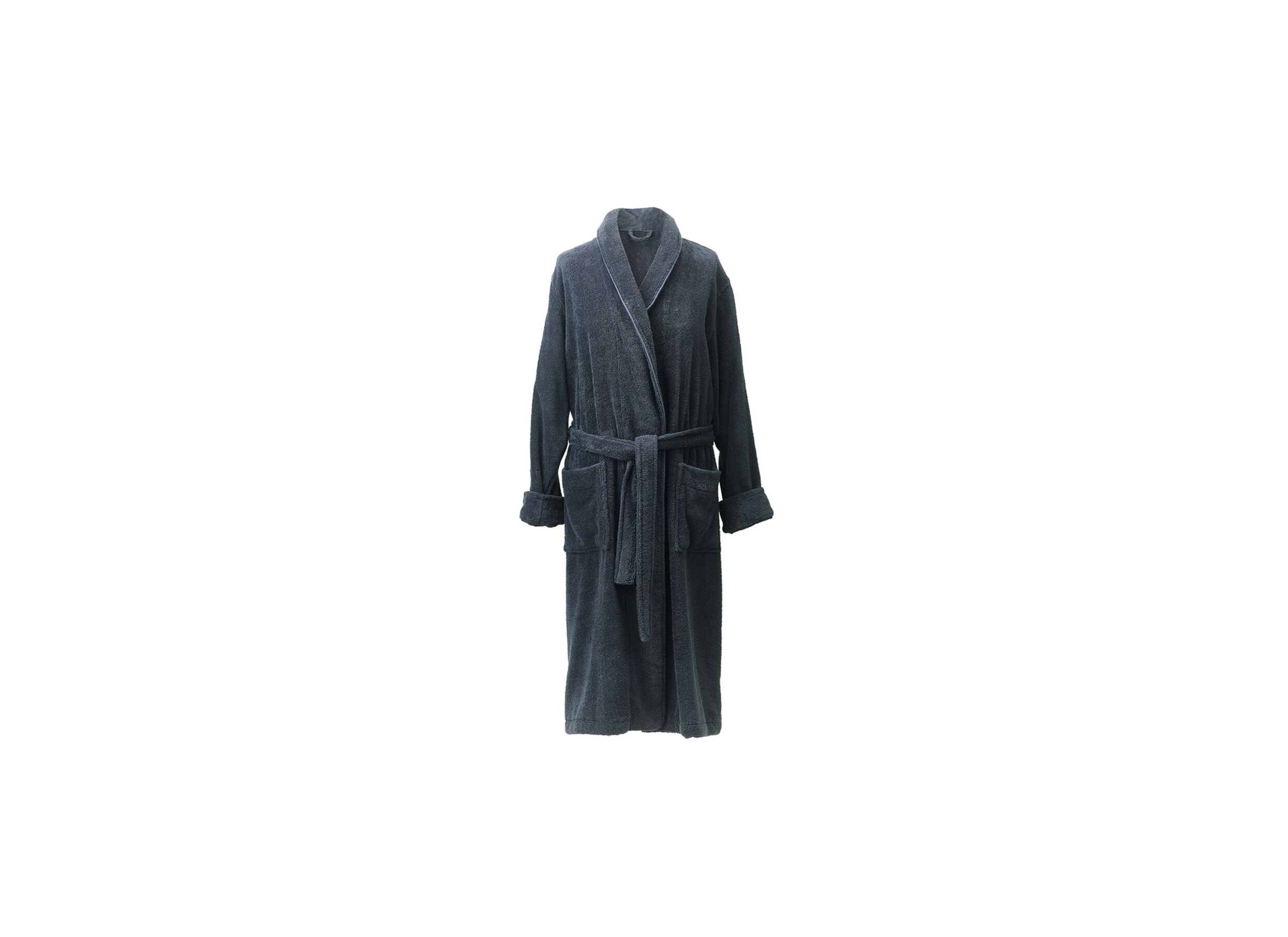 Peignoir London M coton steel - Peignoir London M coton steel