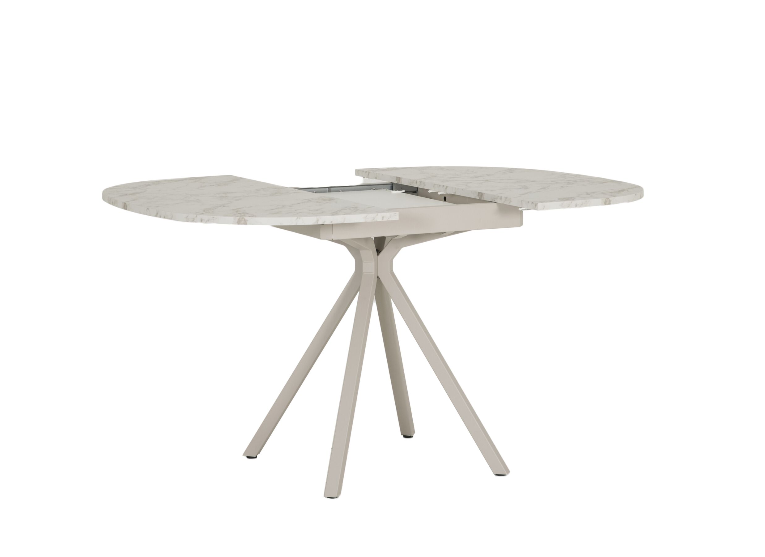 Aperçu - Table de bar Onyx Ø120cm - décor - carrara creamy & sand