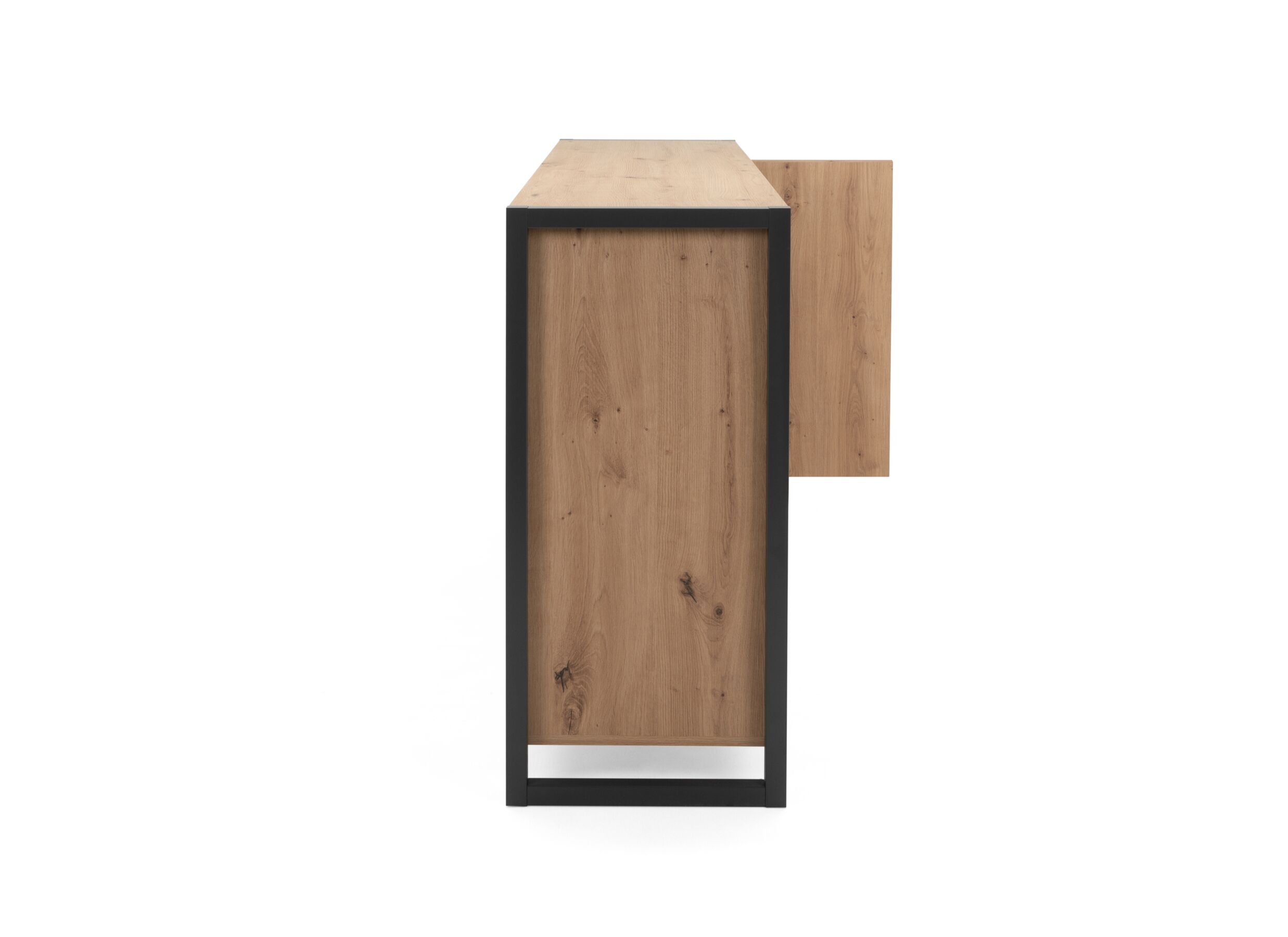 Commode Denver 160x88x40cm - decor - artisanale eik & anthraciet