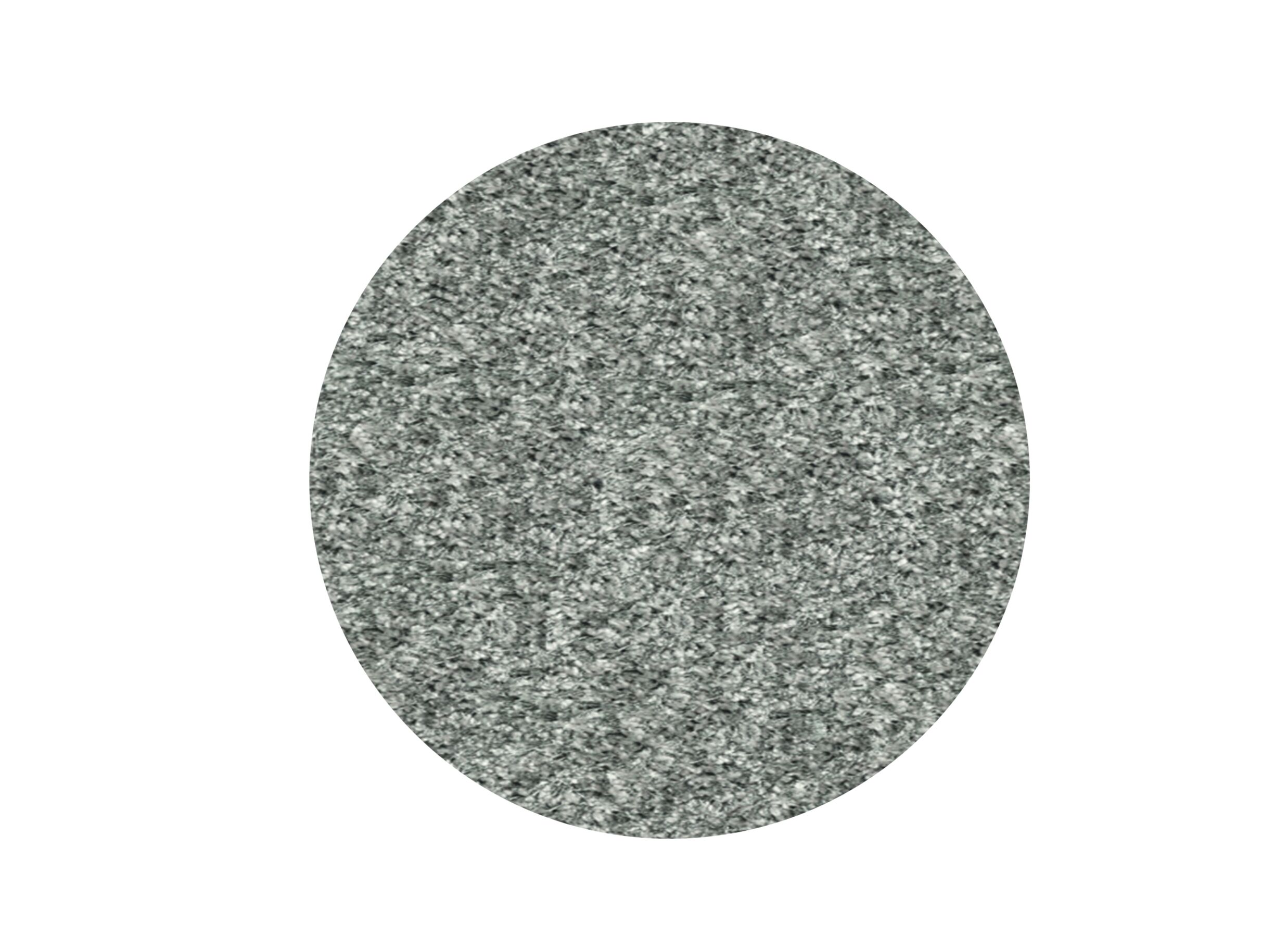 Tapis rond Twilight Ø200cm poils longs argent - Tapis rond Twilight Ø200cm - polypropylène - argent