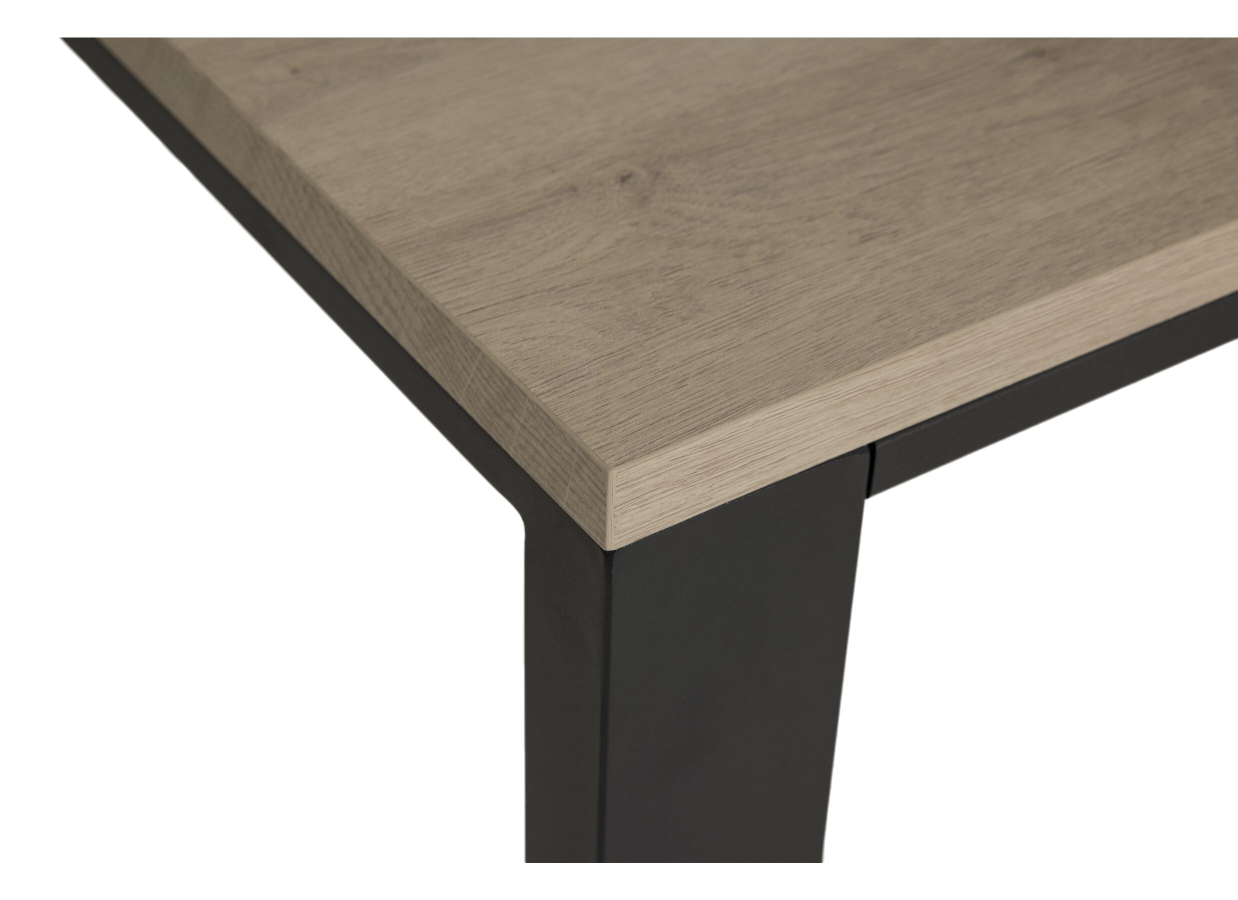 Detailfoto - Tafel Tyler 170x100cm - melamine - urban oak