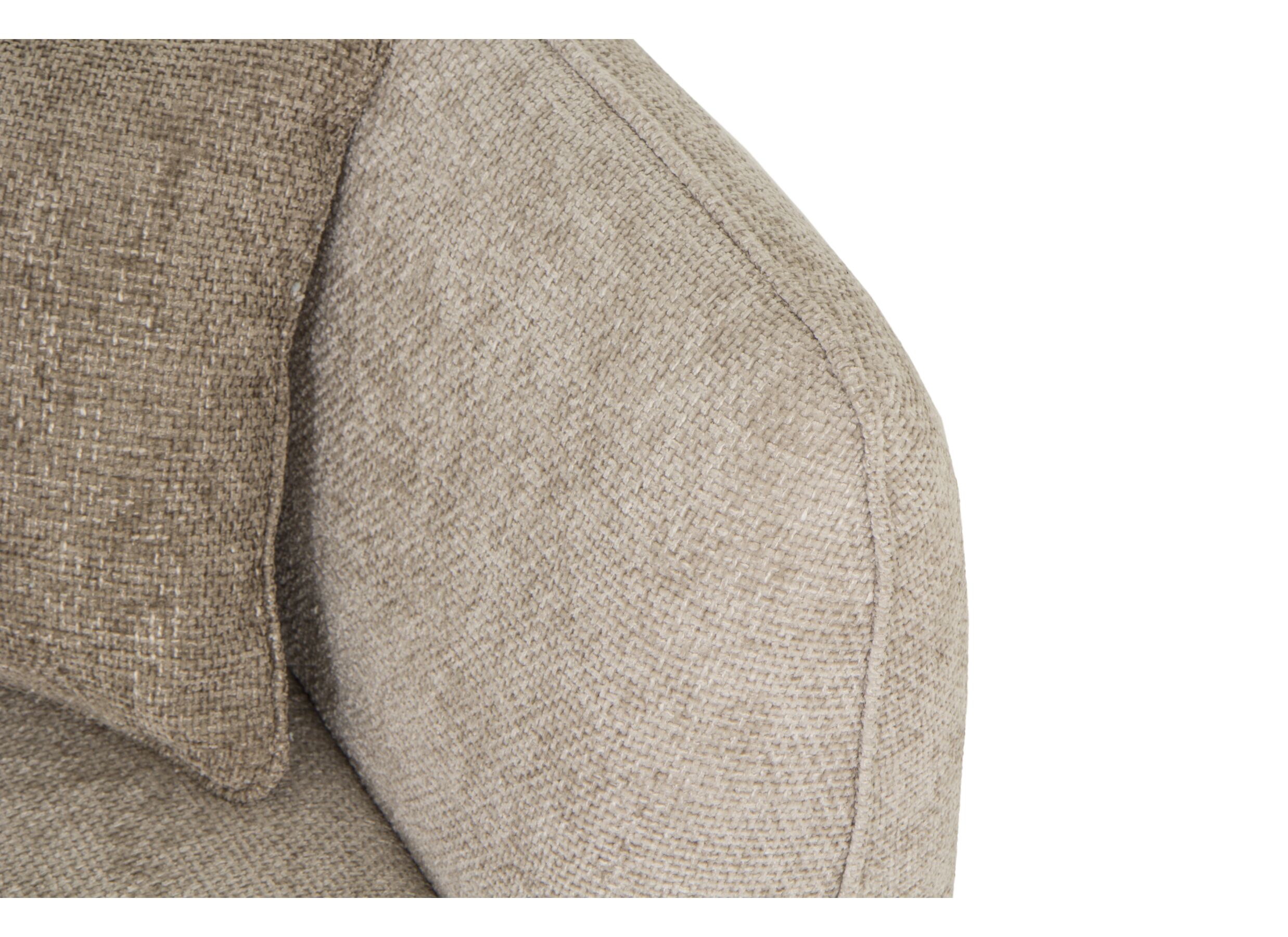 Canapé d'angle Kelmis 323x178cm - tissu - beige