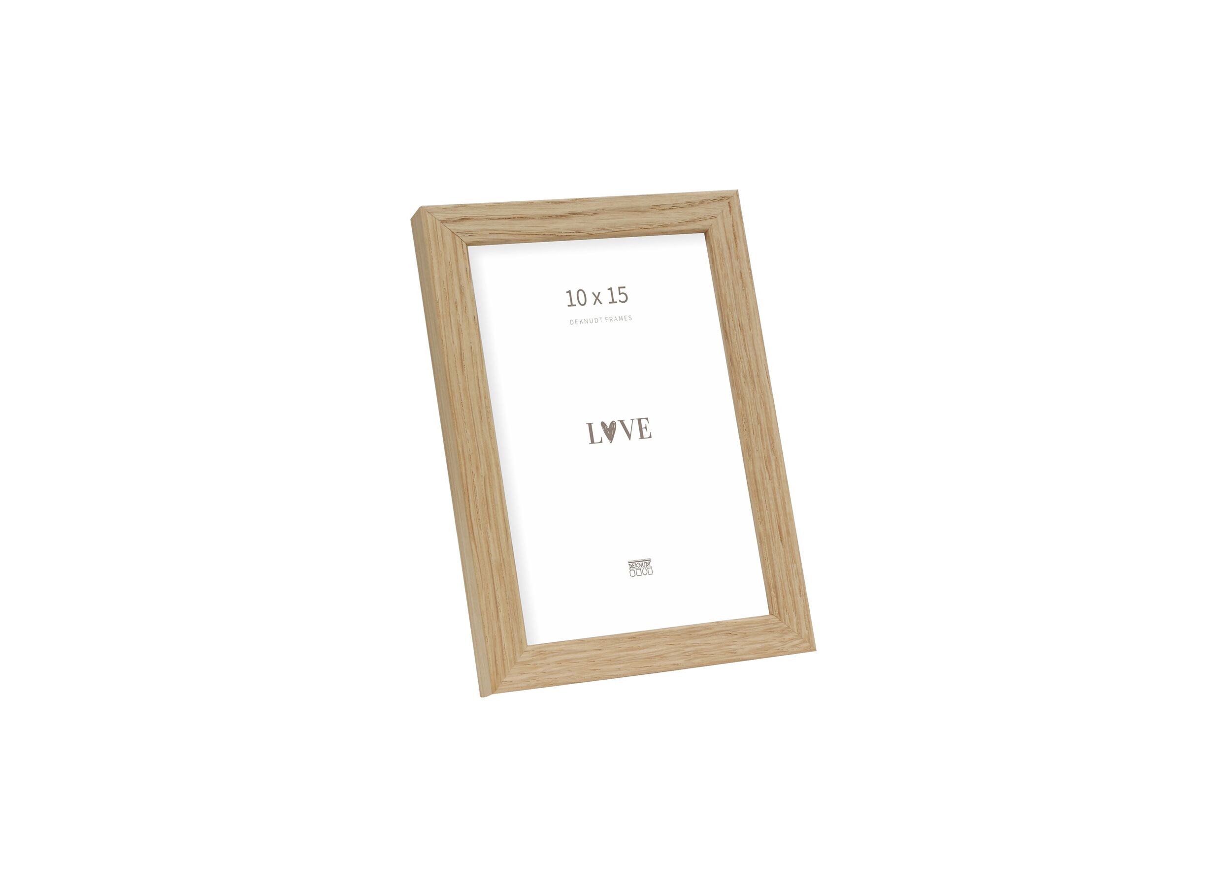 Cadre photo 10x15cm - Cadre photo 15x10cm - bois & verre - brun