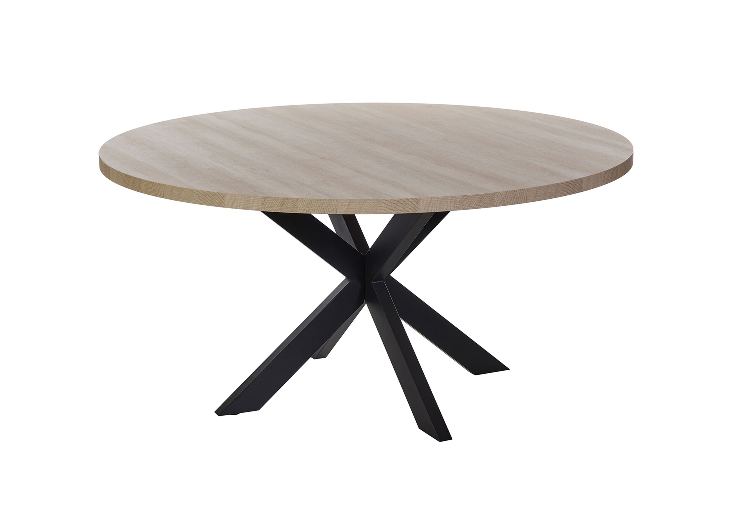 Ronde tafel Ø150cm - melamine - urban oak - Table ronde Ø150cm - mélamine - urban oak