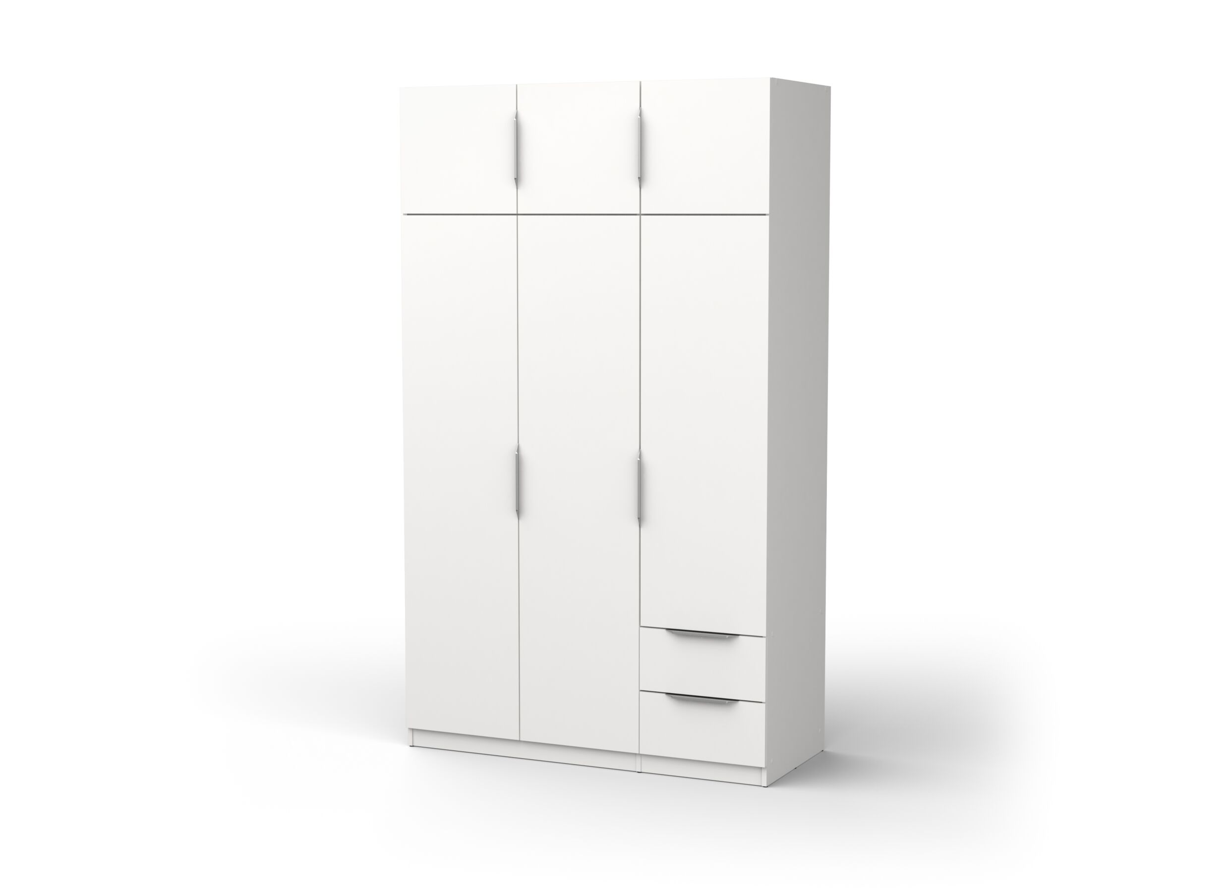 Garde-robe Ghost 119cm - décor - blanc