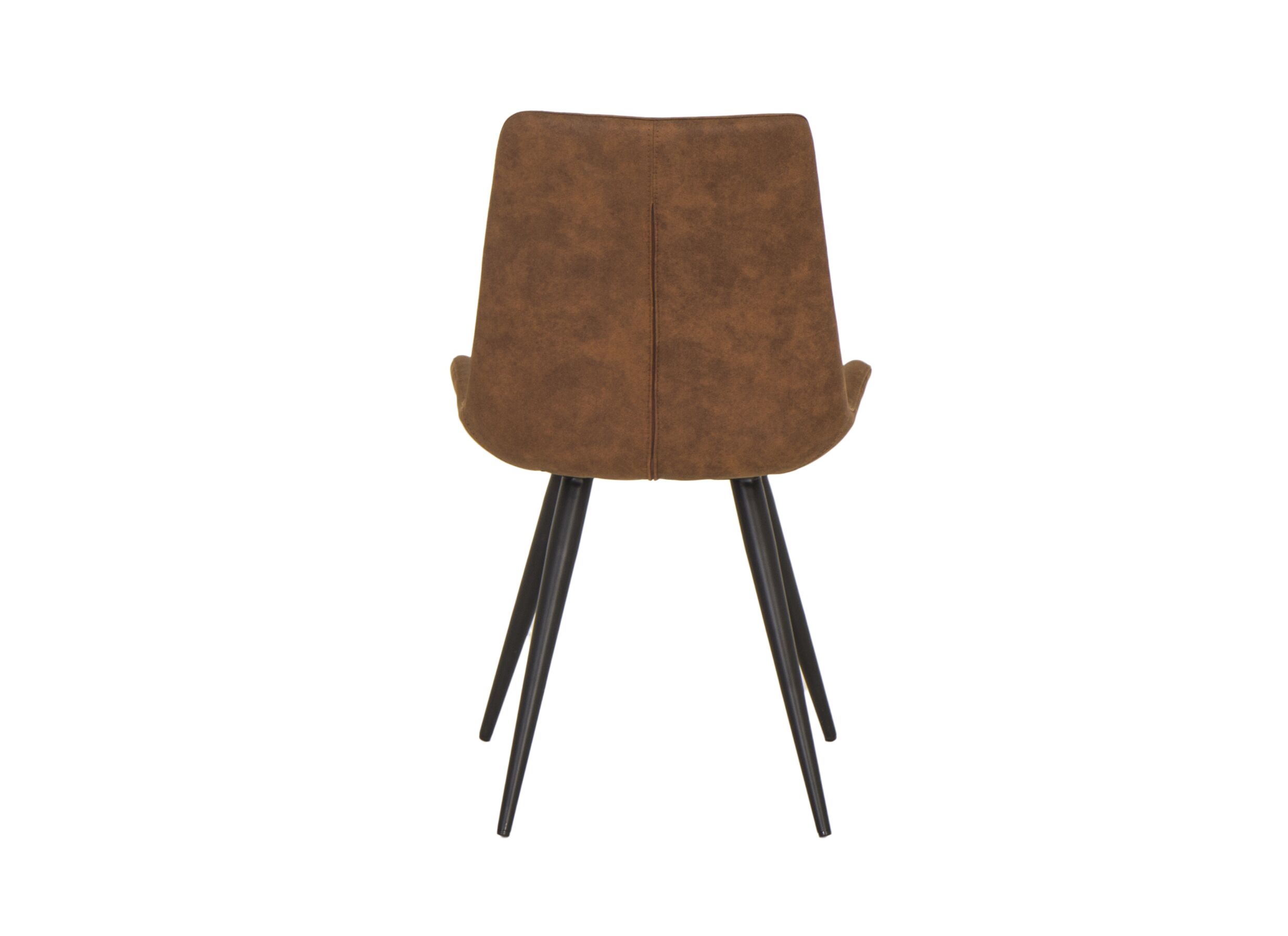 Chaise Fuel 52x60x85,5cm - acier - marron