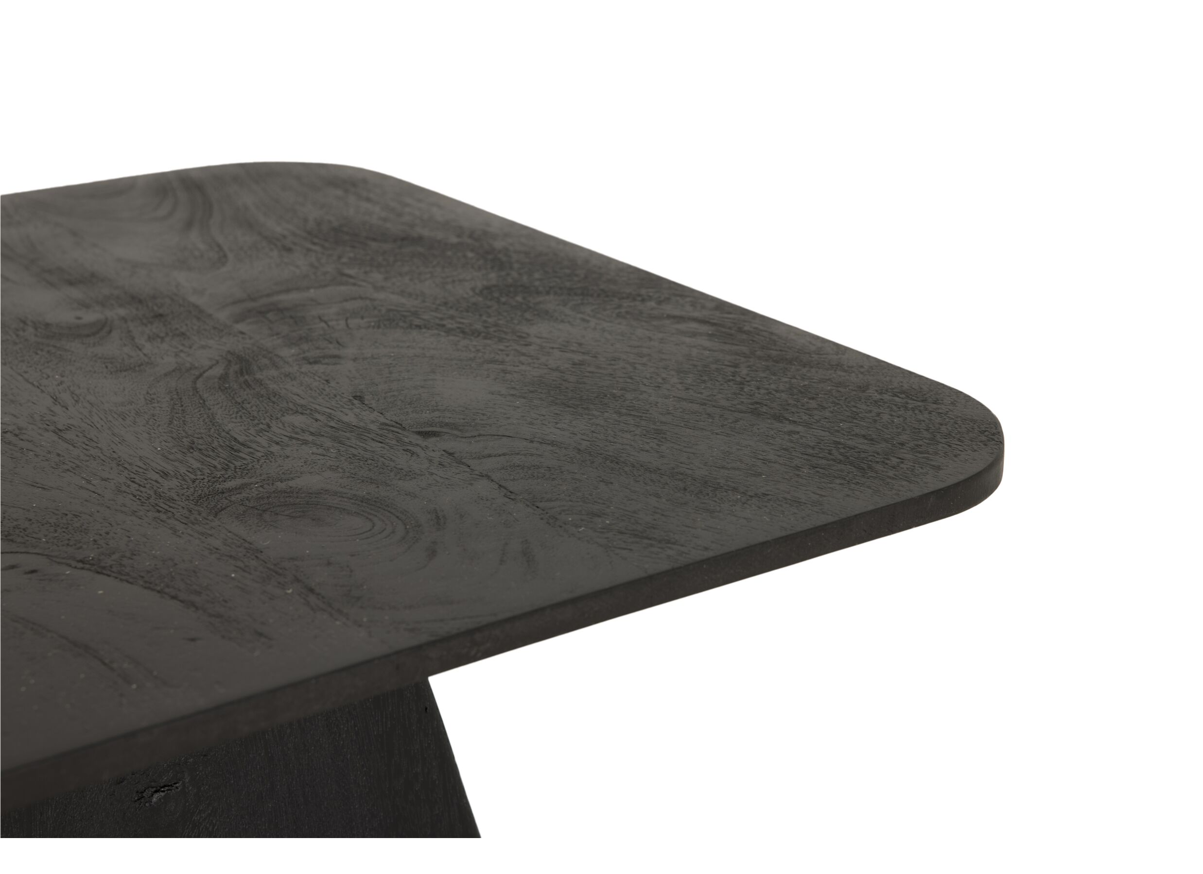 Table basse Thalia 60x60cm - mangue massif - noir