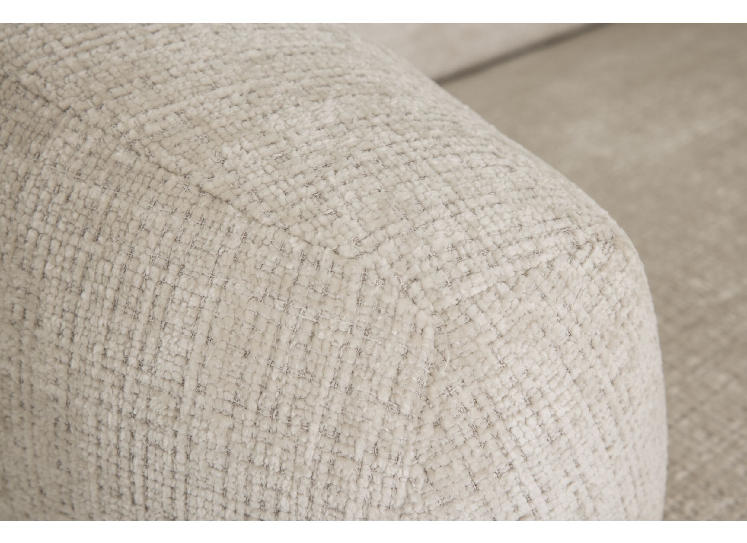 Detail - Canapé d'angle Bled 411x174cm - tissu - sable