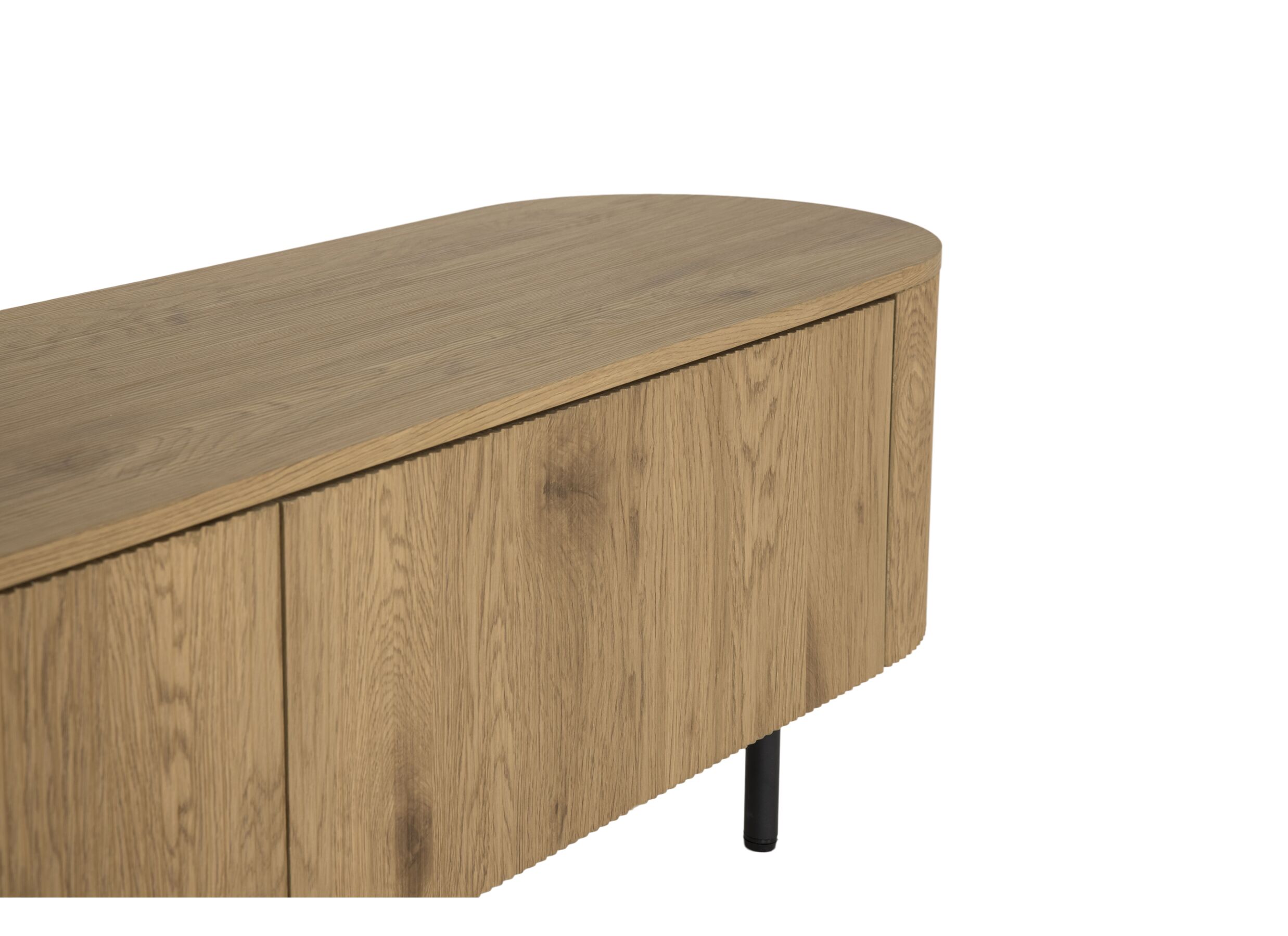 Detail - Meuble TV Sordino 180cm - MDF/métal - naturel