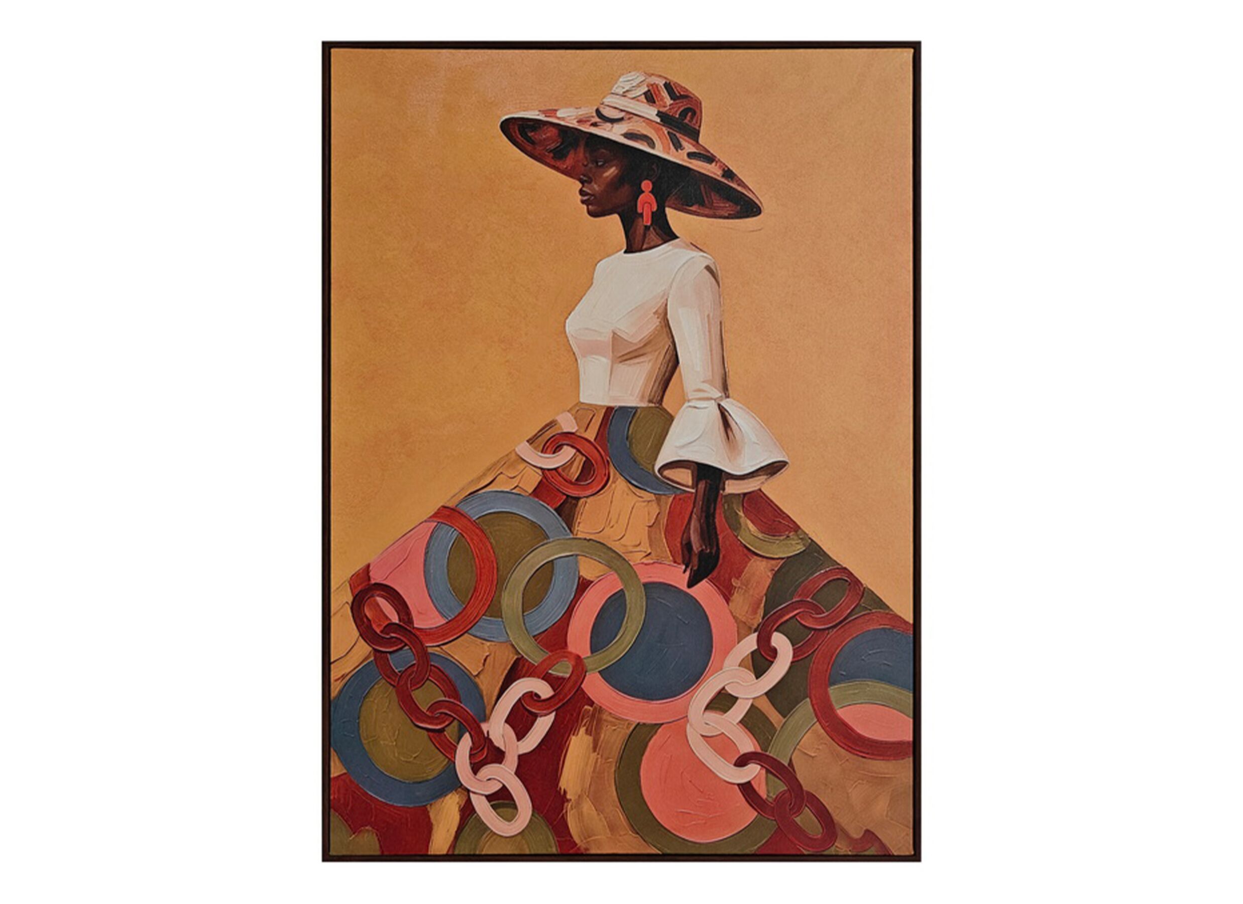 Hoofdfoto - Print op canvas Color Walk 50x70cm