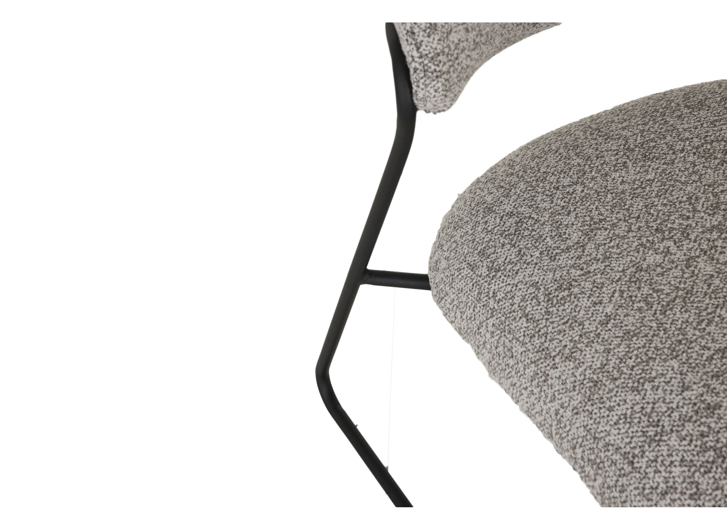 Detailfoto - Stoel Folly 65x67x70cm - stof - grijs