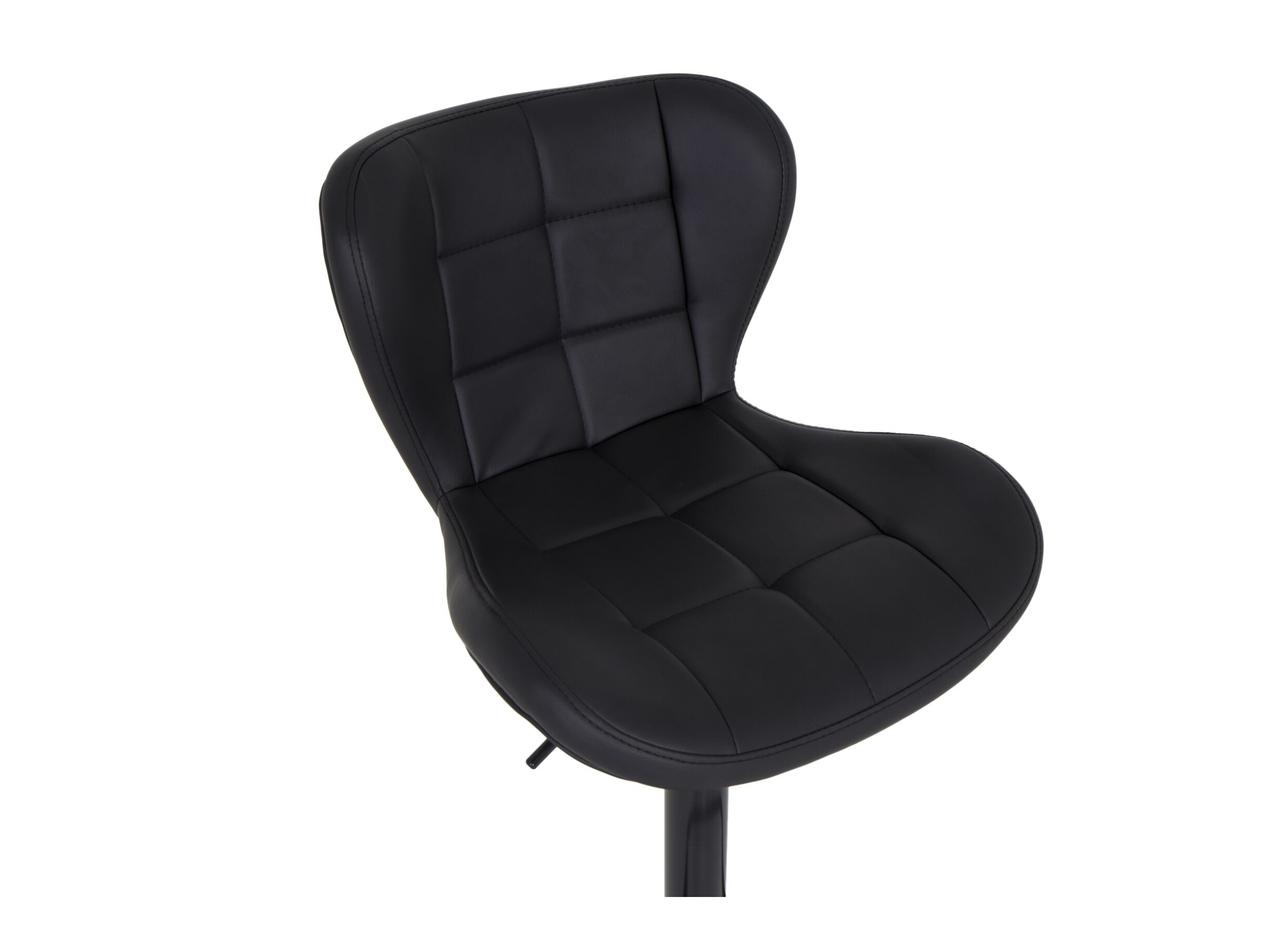 Detail - Chaise de bar Vaillant HA61cm similicuir noir
