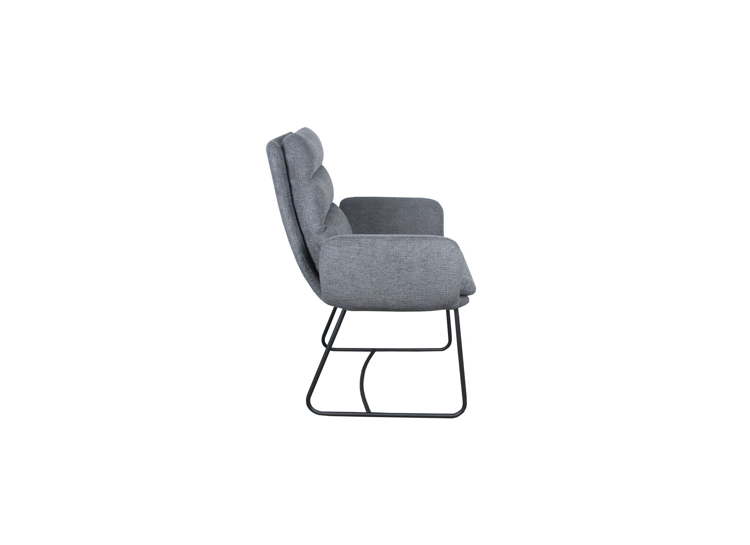 Stoel Crux 67x62x93cm - stof - grijs