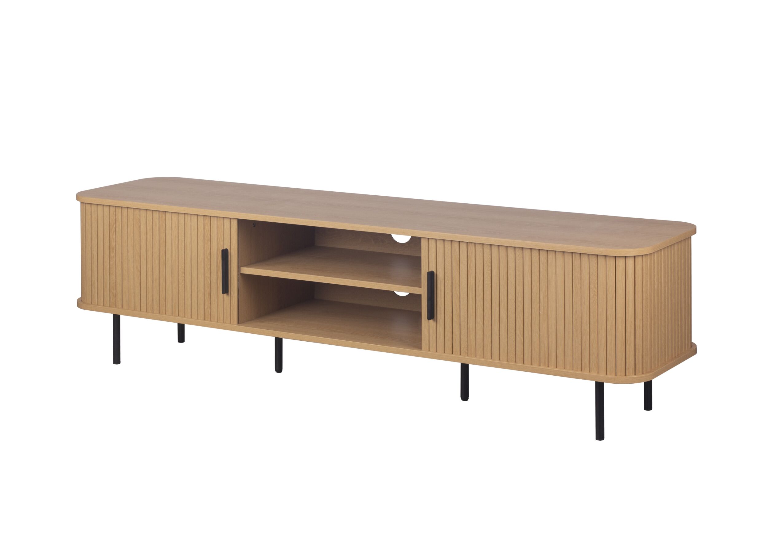 Tv-meubel Kajsa 56B 160x40x45cm - decor - eik - Tv-meubel Kajsa 56B 160x40x45cm - decor - eik