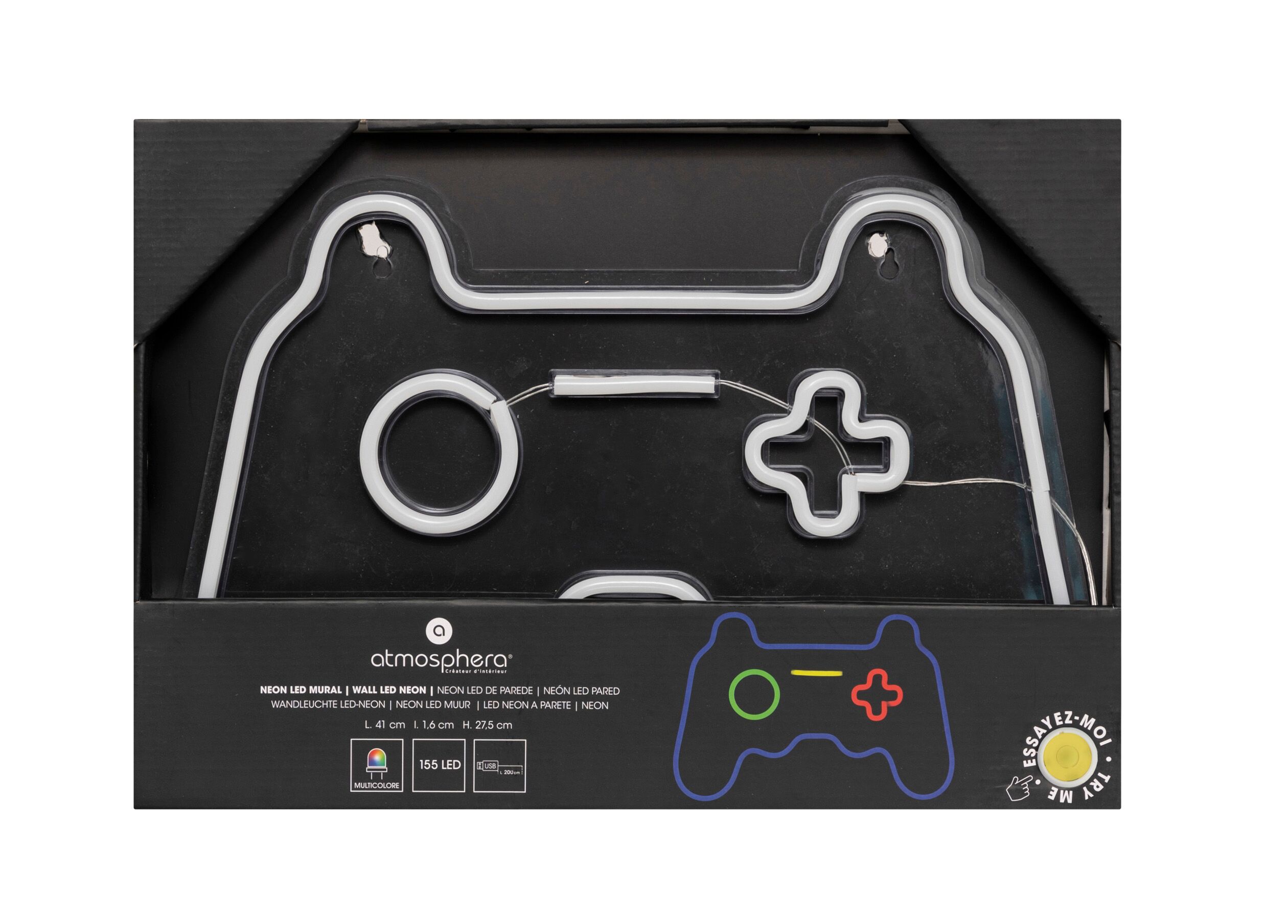 Overzichtsfoto - Ledlamp Neon Joystick 41x27,5cm