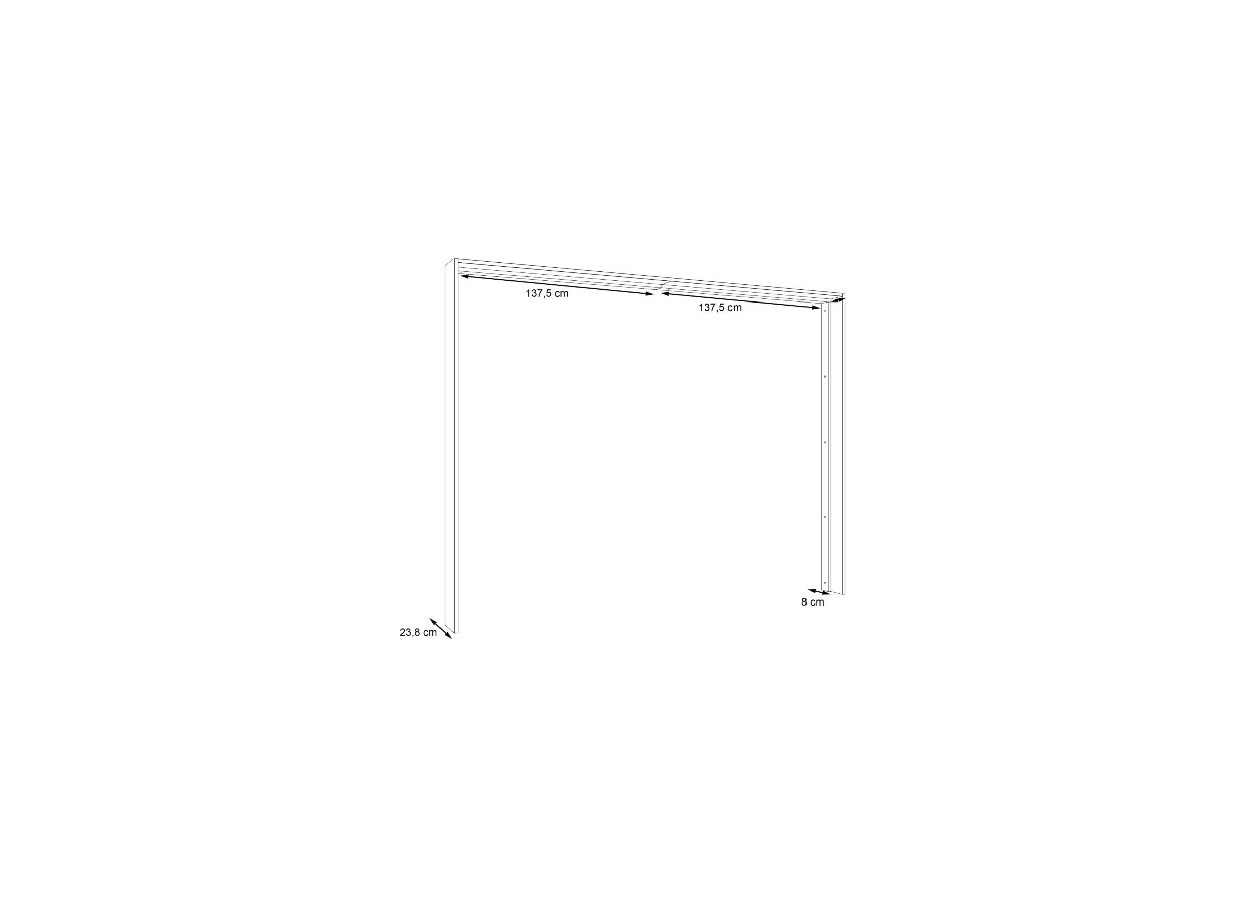 Encadrement pour armoire Dalate 270cm