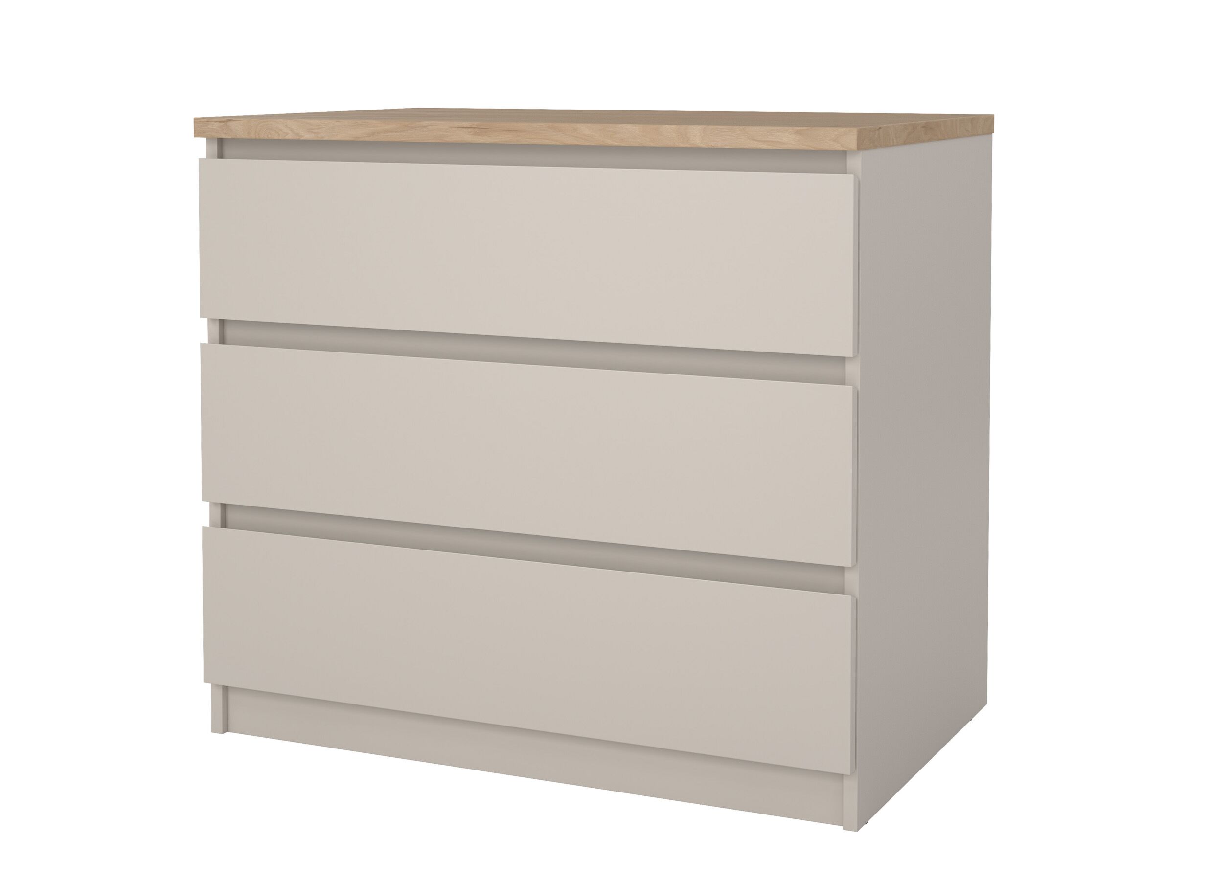 Aperçu - Commode Naia 77x50x71cm - décor - cashmere/jackson hickory