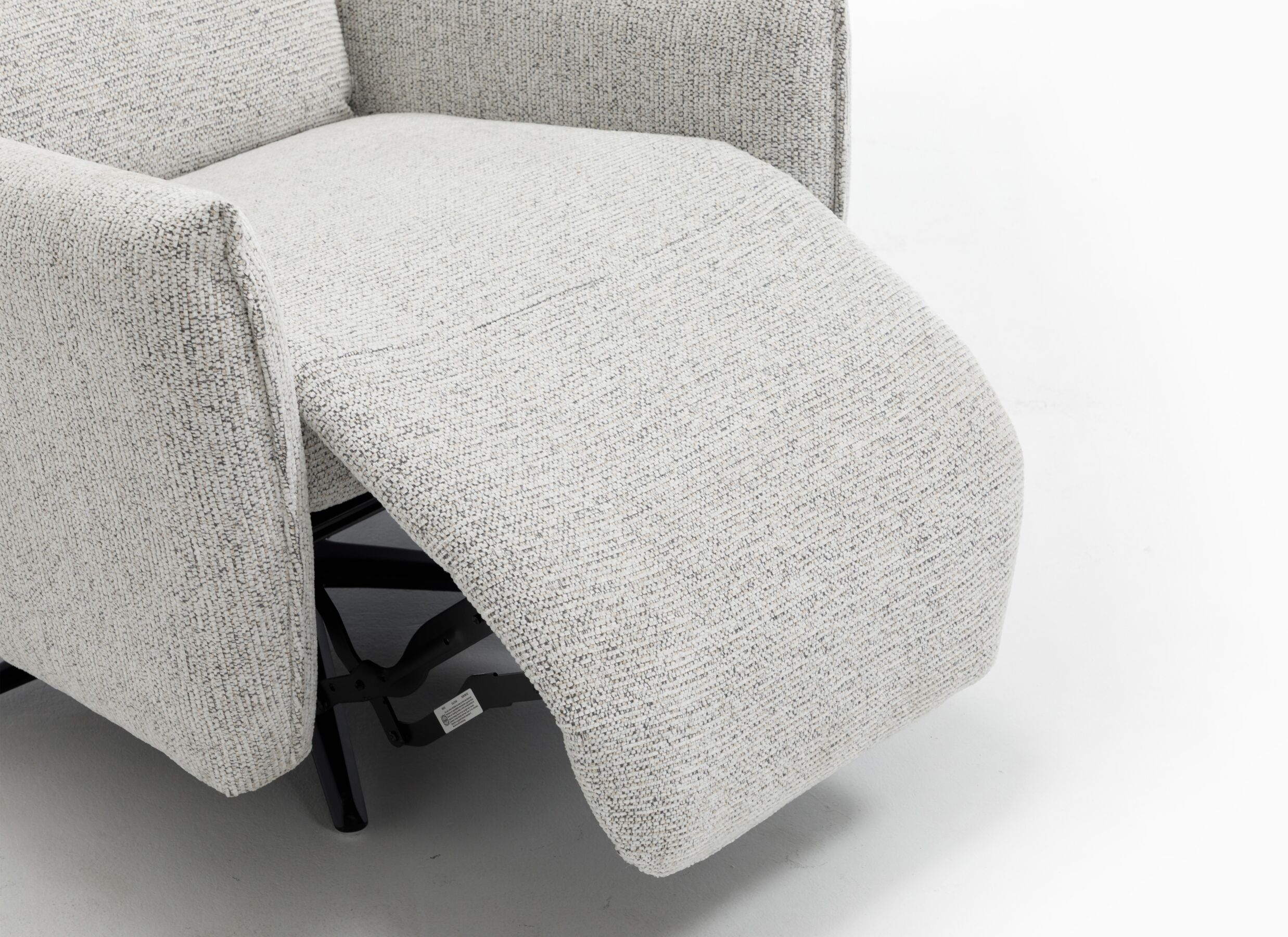 Aperçu - Fauteuil relax Jorge électrique - tissu - greige