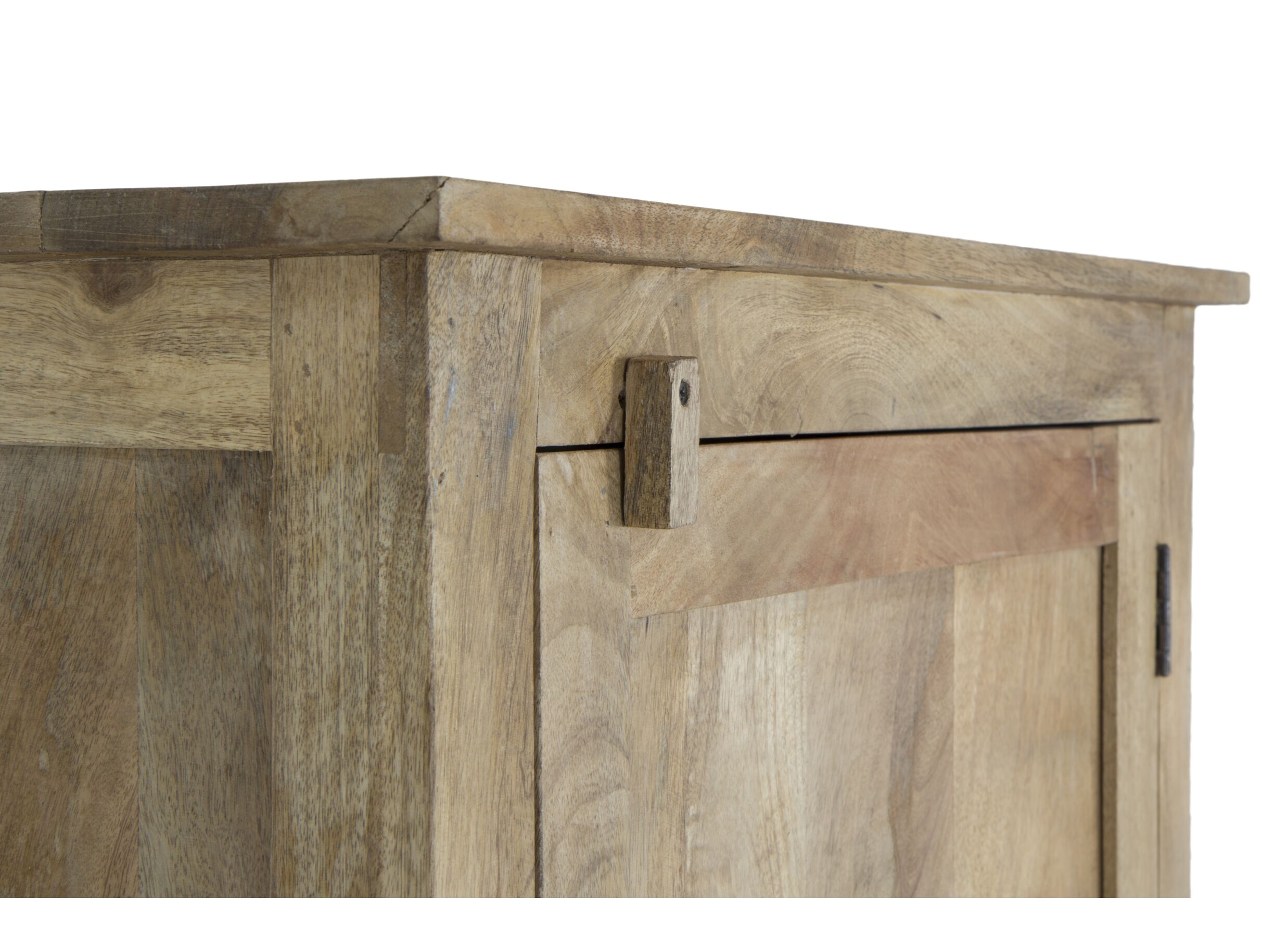 Kast Quinoa 75x40x178cm - mango massief - naturel