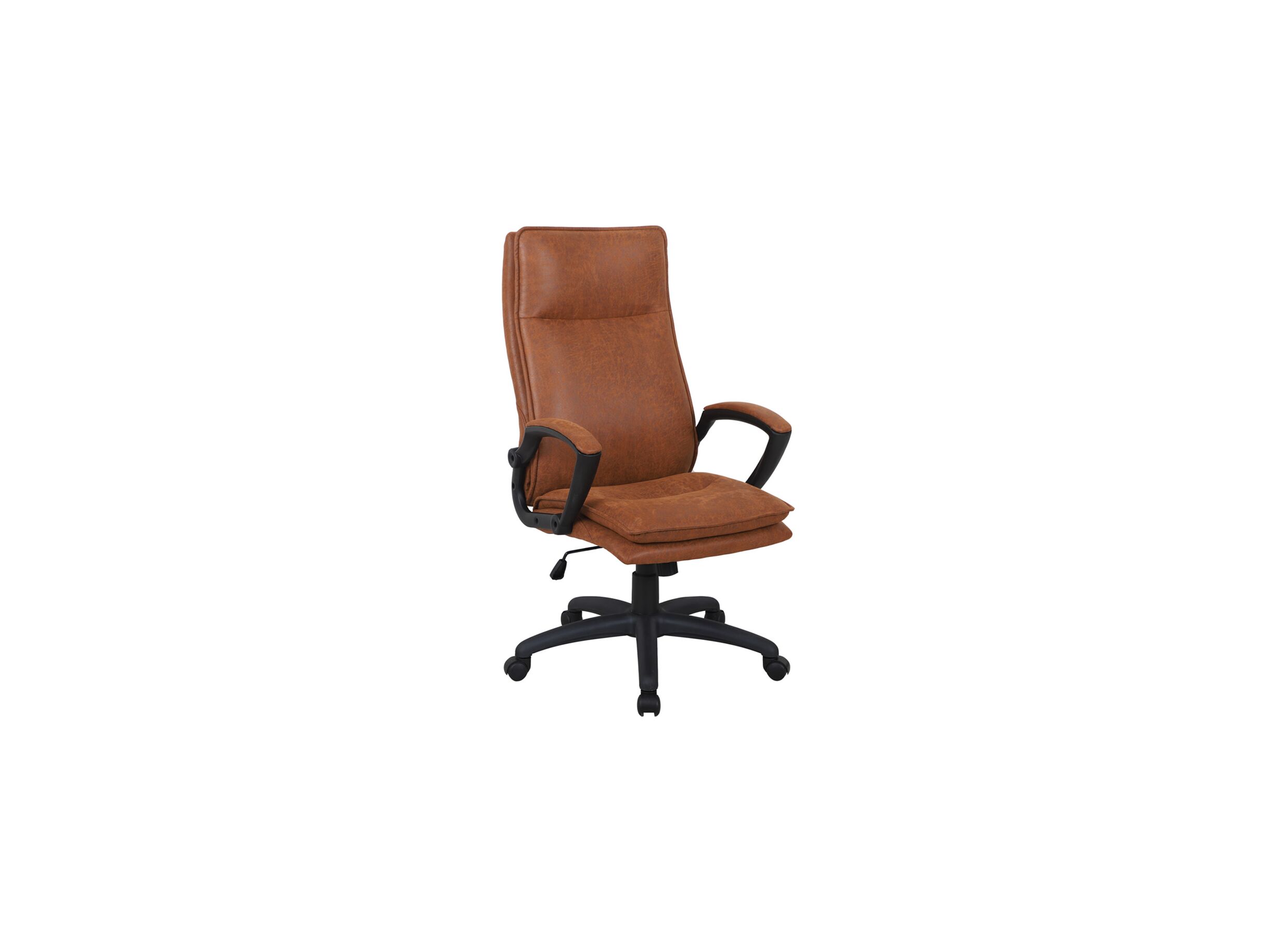 Bureaustoel Cougar 61x69,50x120cm - stof - bruin