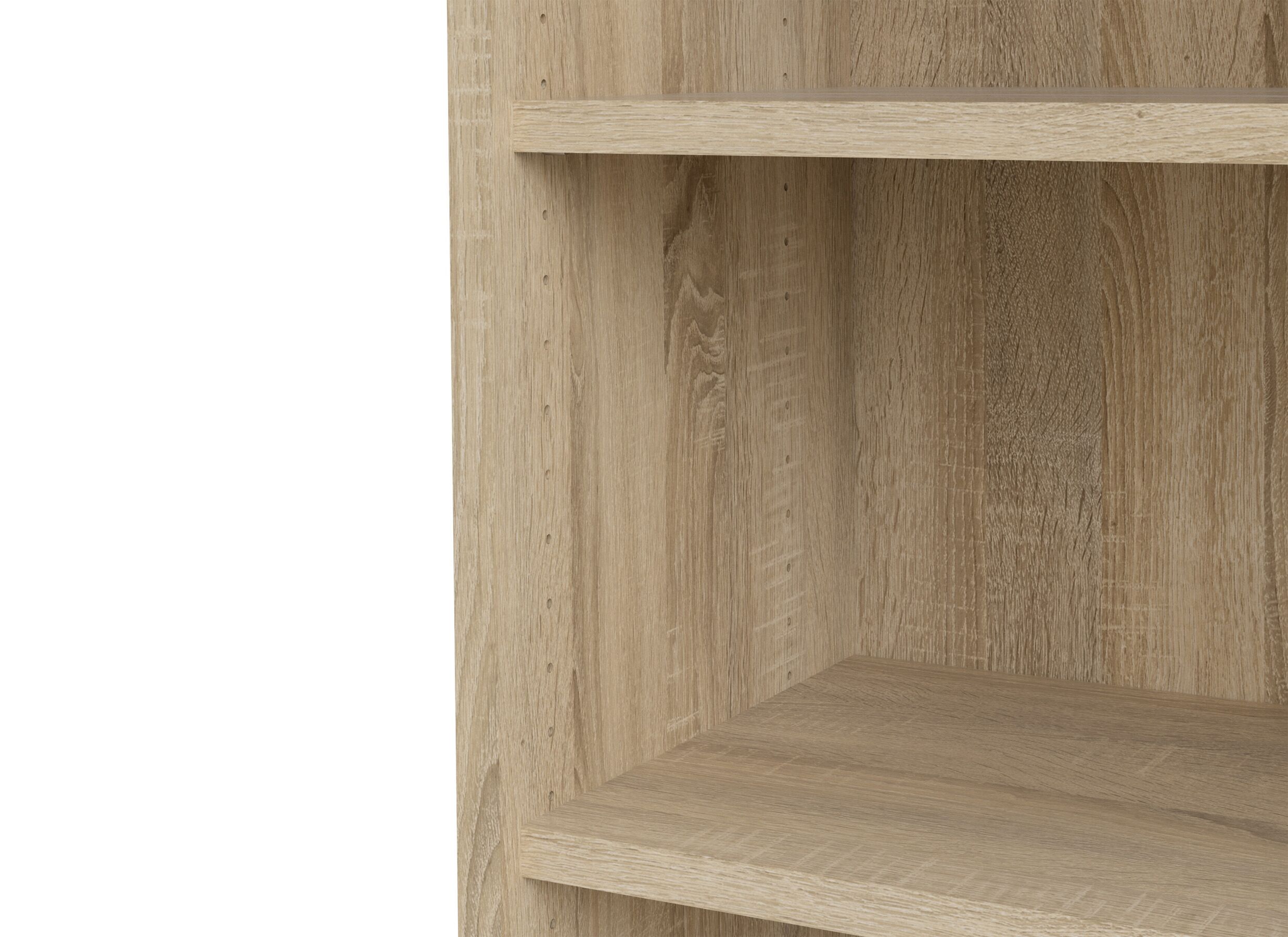 Detailfoto - Boekenrek Prima 89x40x186cm - decor - eik