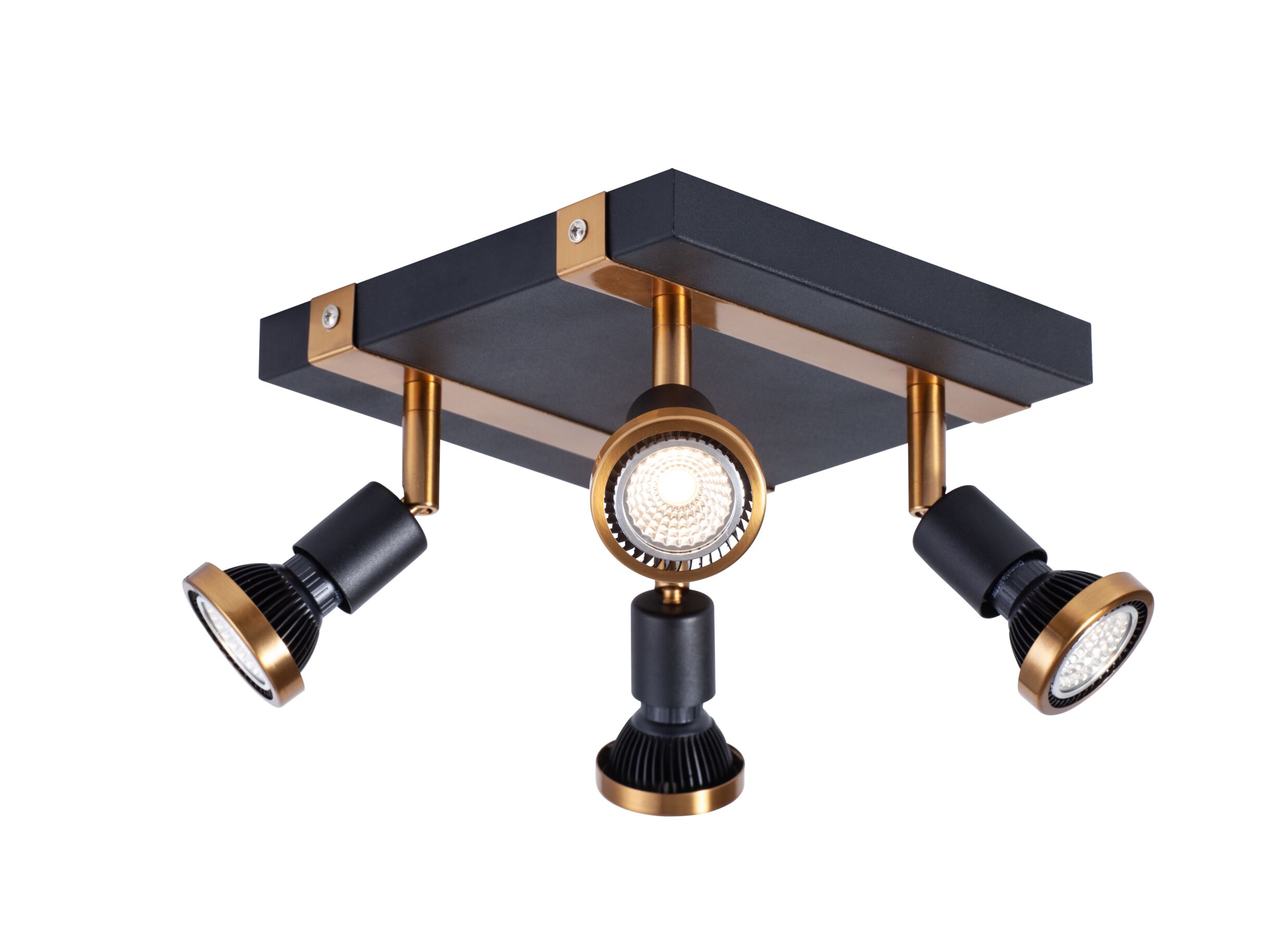 LED spot met 4 spots 5W GU10