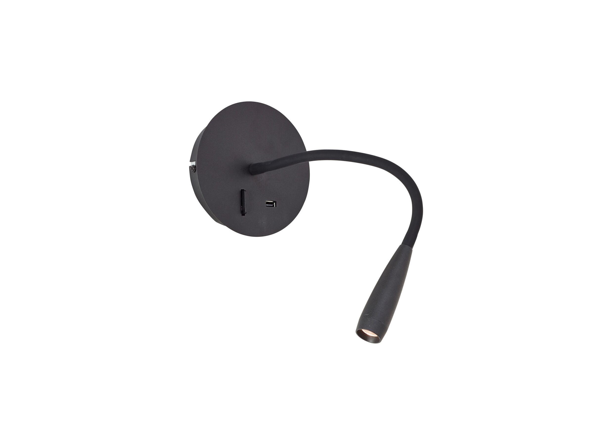 Wandlamp Jutta zand zwart 1x2,8W