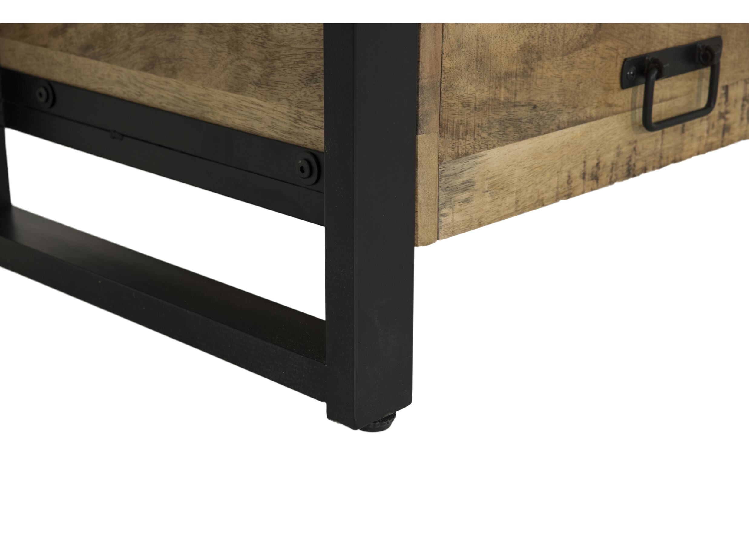 Detailfoto - Tv-meubel Sanguine 150cm - mango massief - natuur