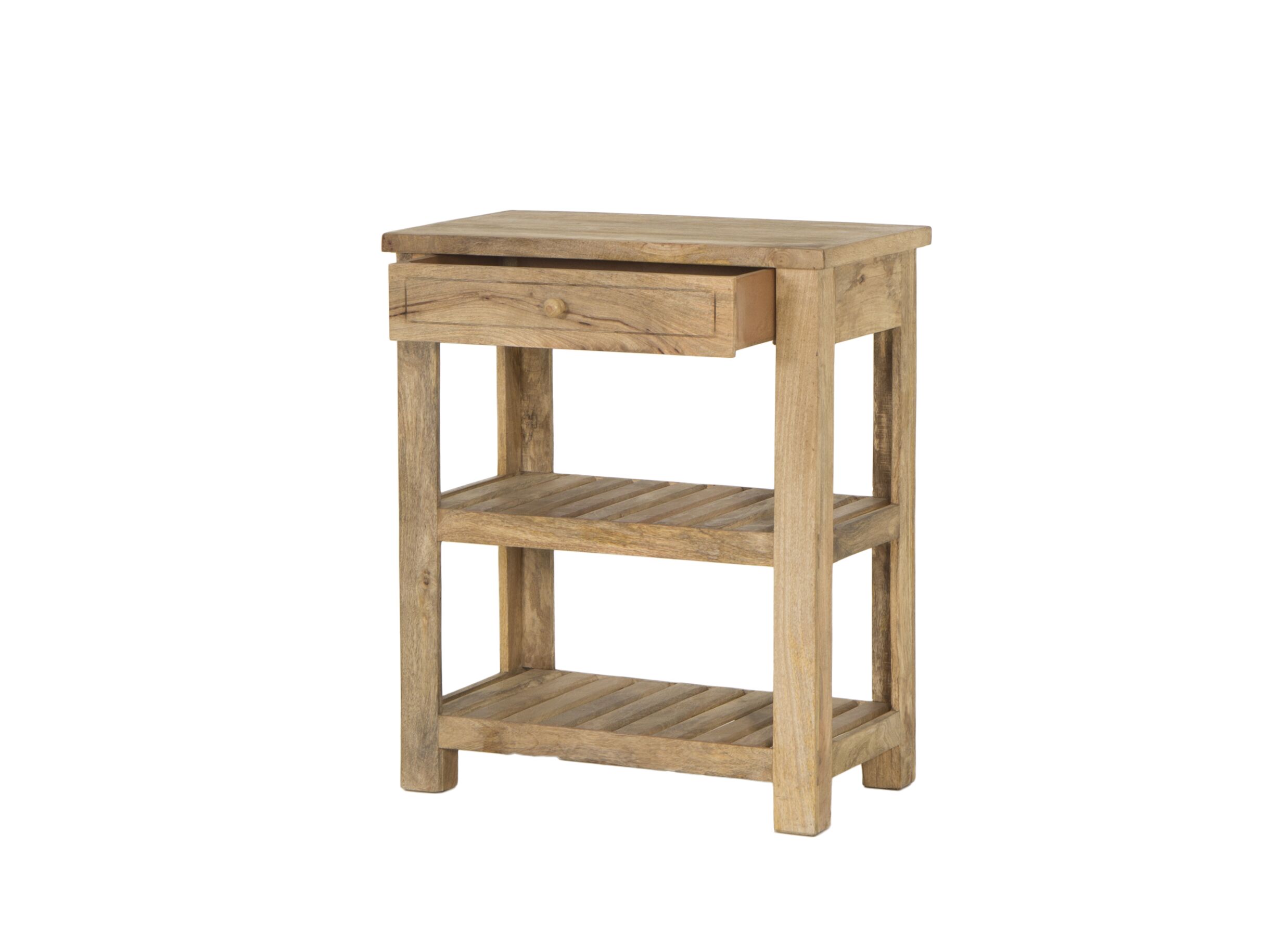 Wandtafel Levente 76x45cm - mango massief - naturel