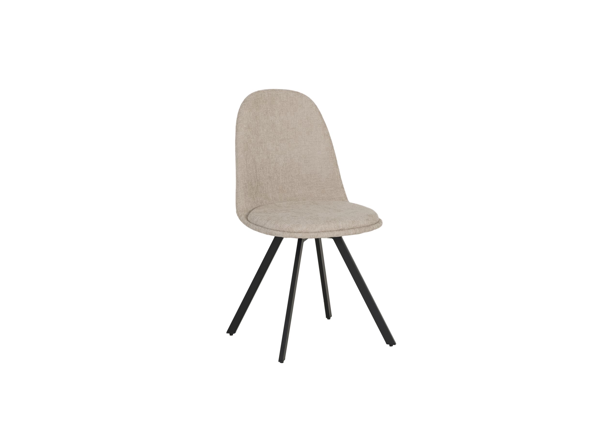 Stoel Siren 47x57x88cm - polyestervezel - beige - Stoel Siren 47x57x88cm - polyestervezel - beige