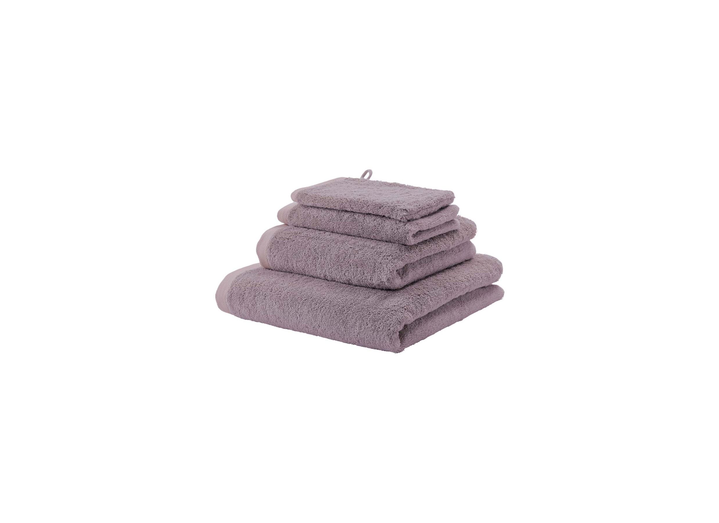 Photo ensemble - Drap de bain London 70x130cm malva