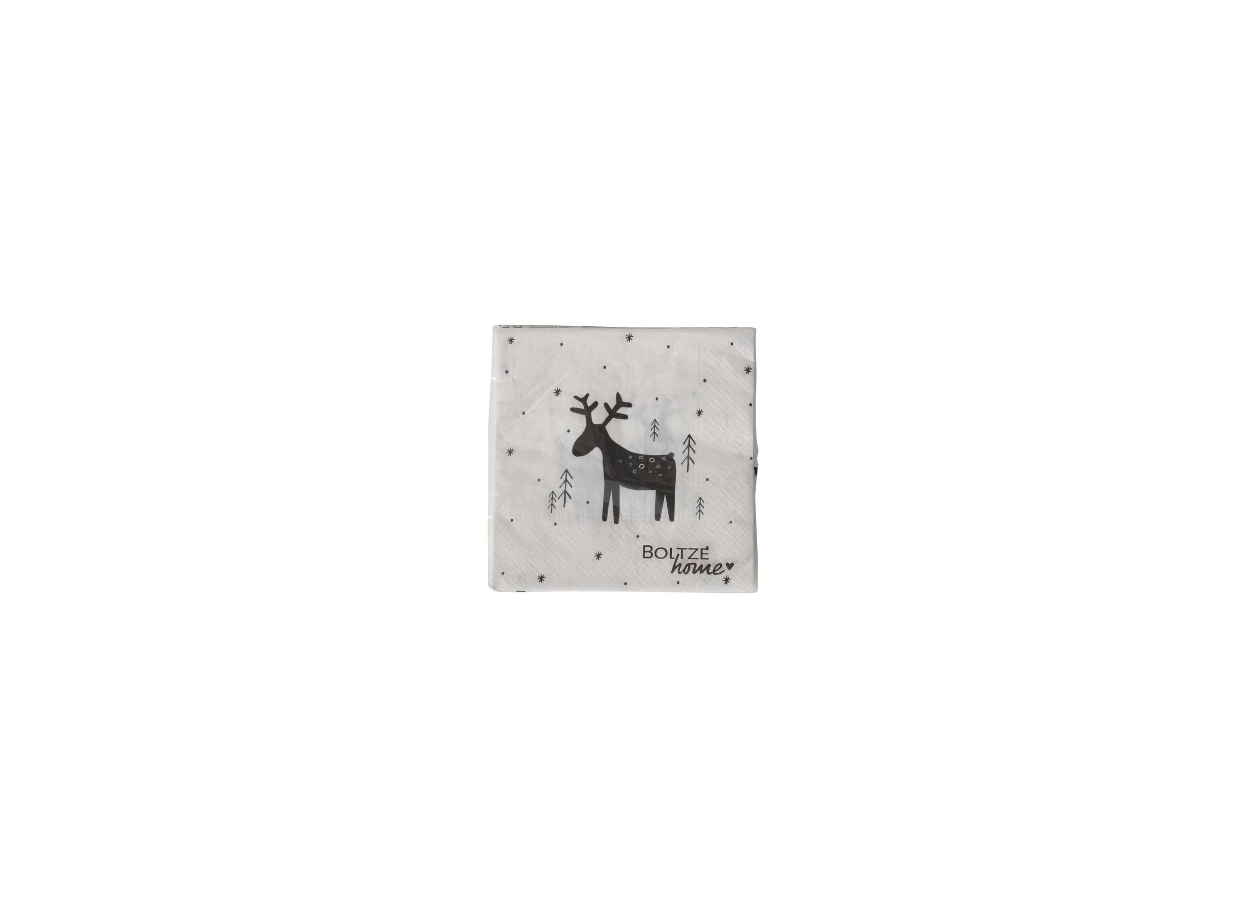 Aperçu - Serviette Benny 17x17cm blanc 20 pièces