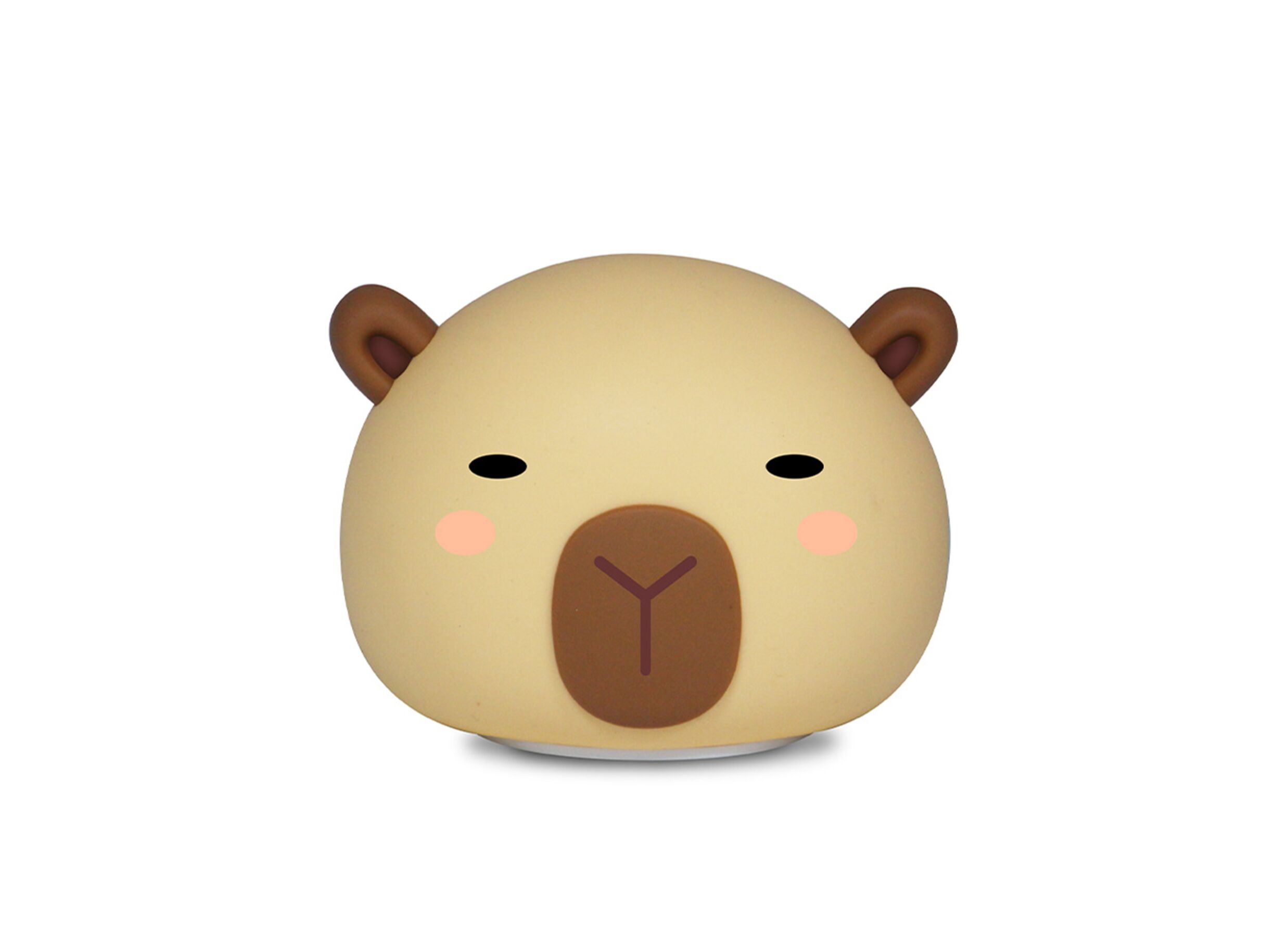 Nachtlampje Dream Buddy 12 - Nachtlampje Dream Buddy 12,8x9,5x12cm - silicone - bruin