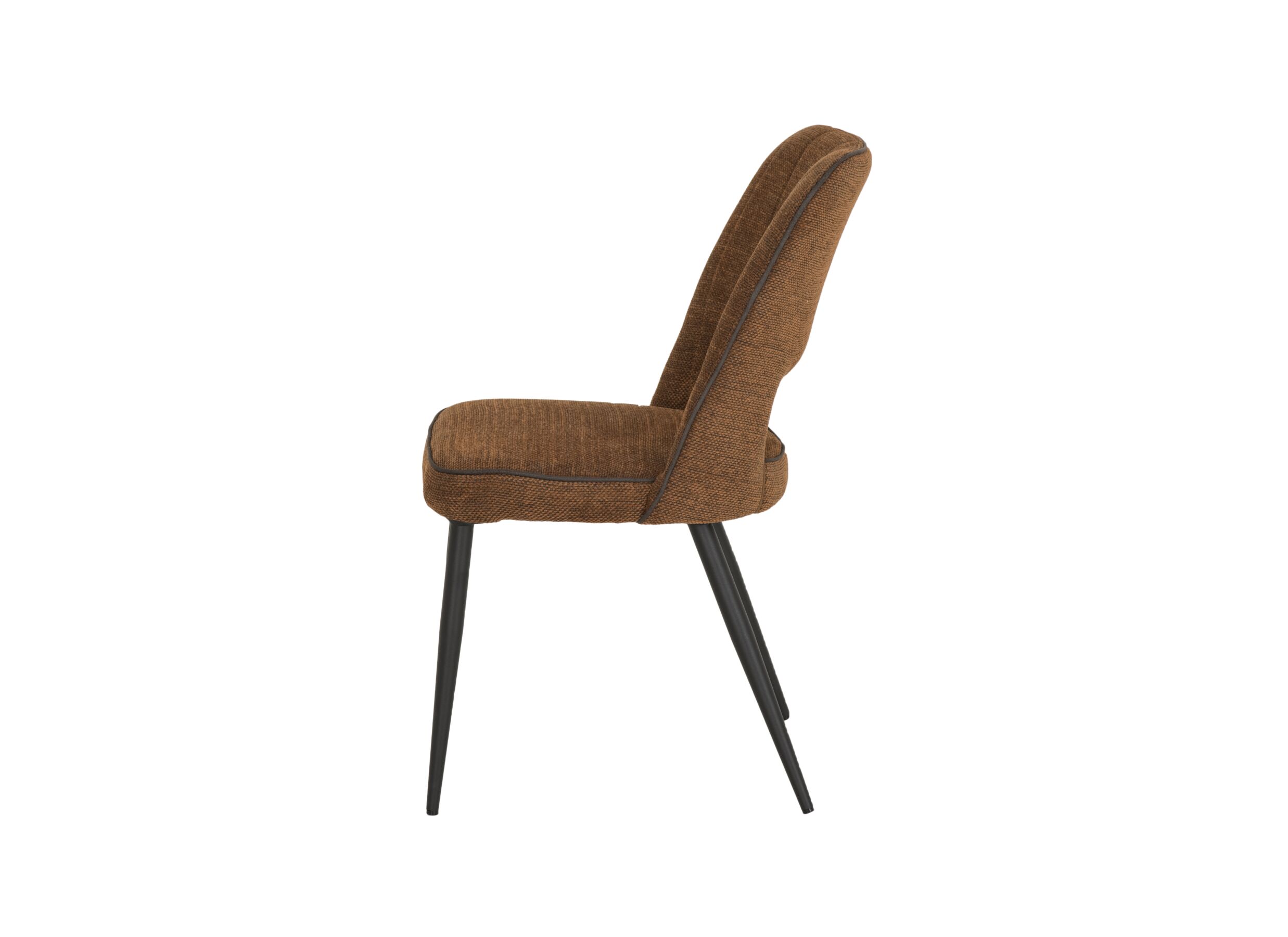 Chaise 50x50x90cm - tissu - cuivre