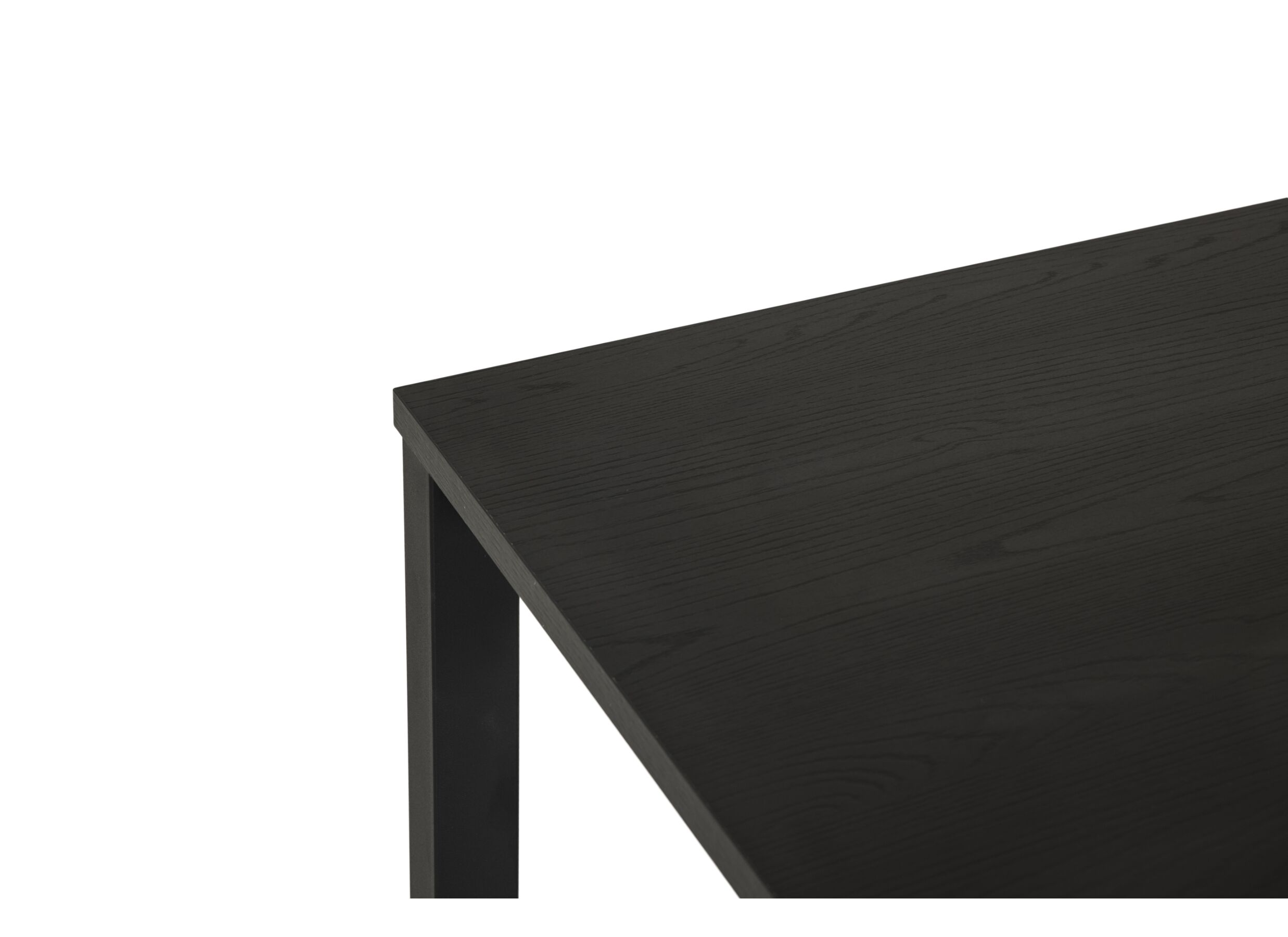 Detail - Table de bar Viennabar 160x60cm - décor - chêne halifax noir