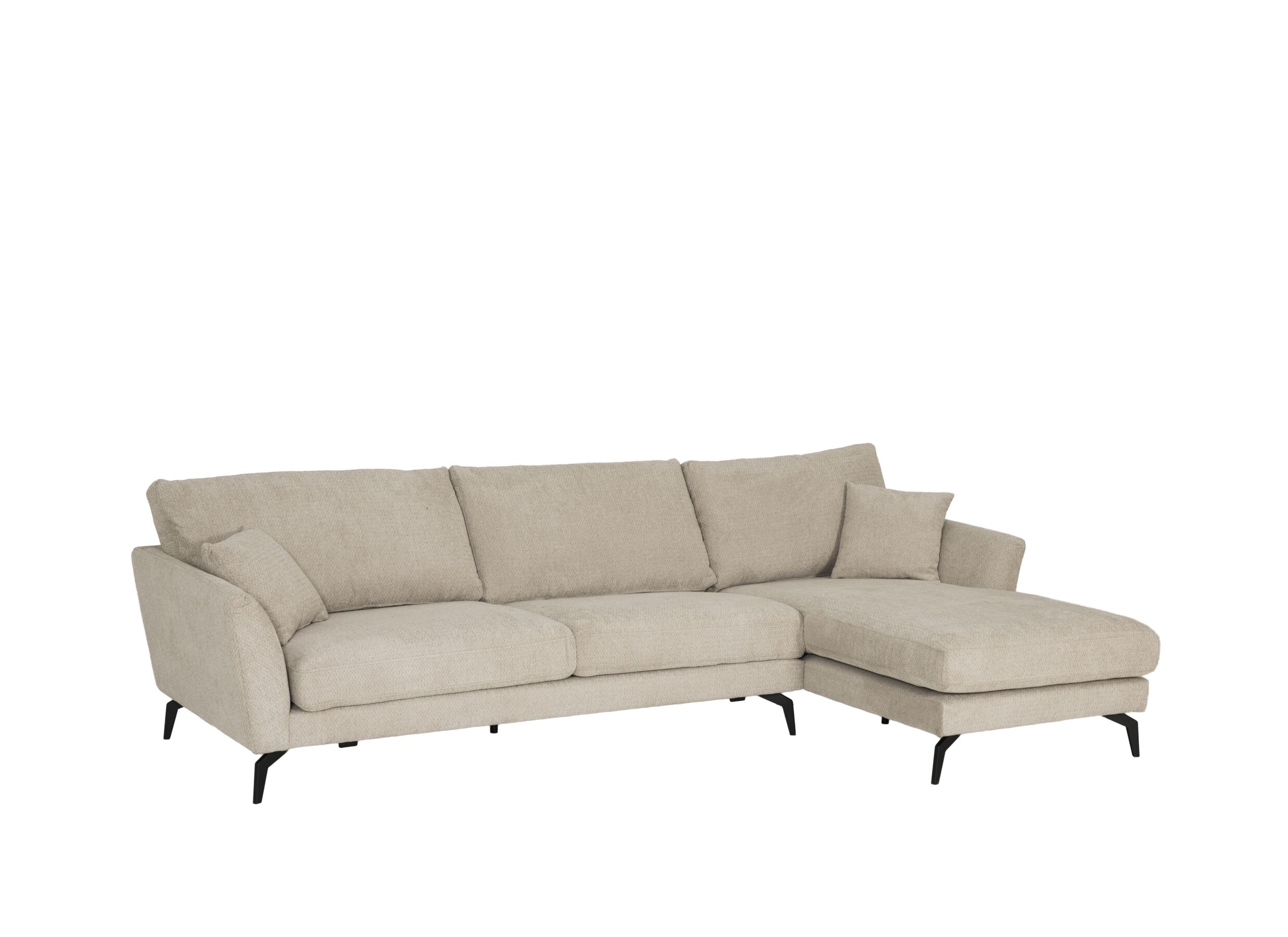 Hoeksalon Namur 293x160cm - stof - beige