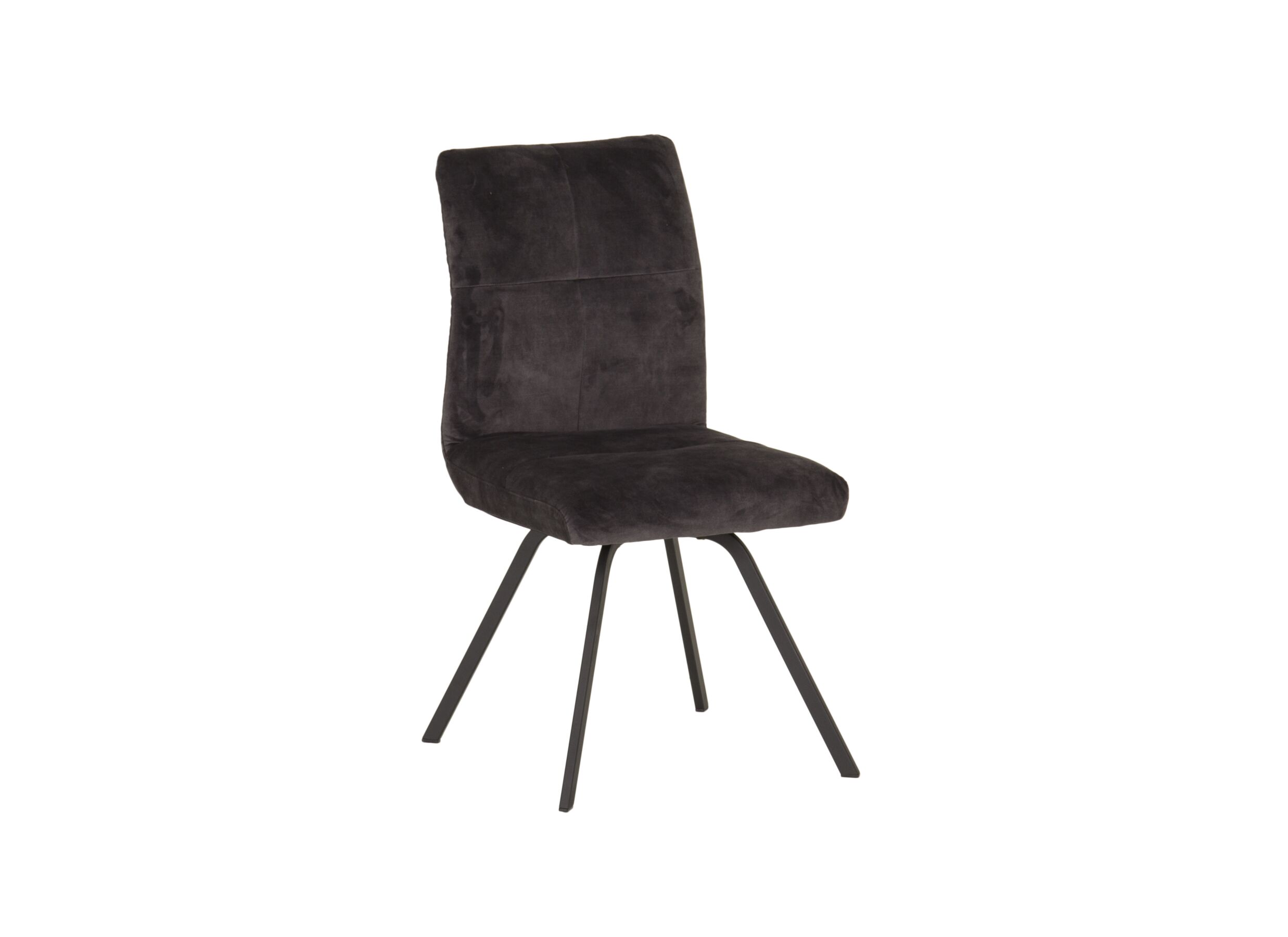 Stoel Adore 46x60x87cm - stof - antraciet