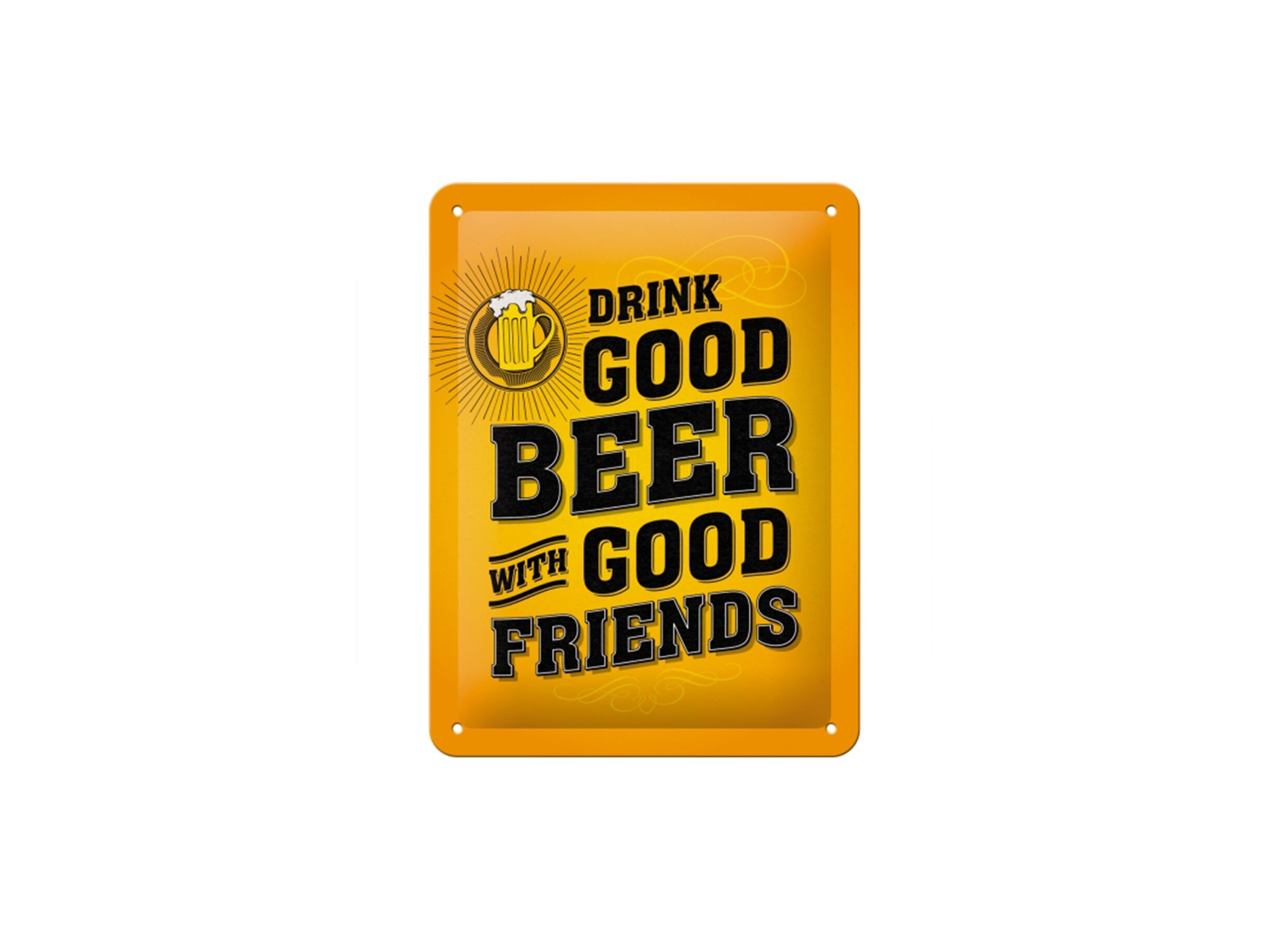 Plaque 15x20cm Beer - Plaque 15x20cm Beer