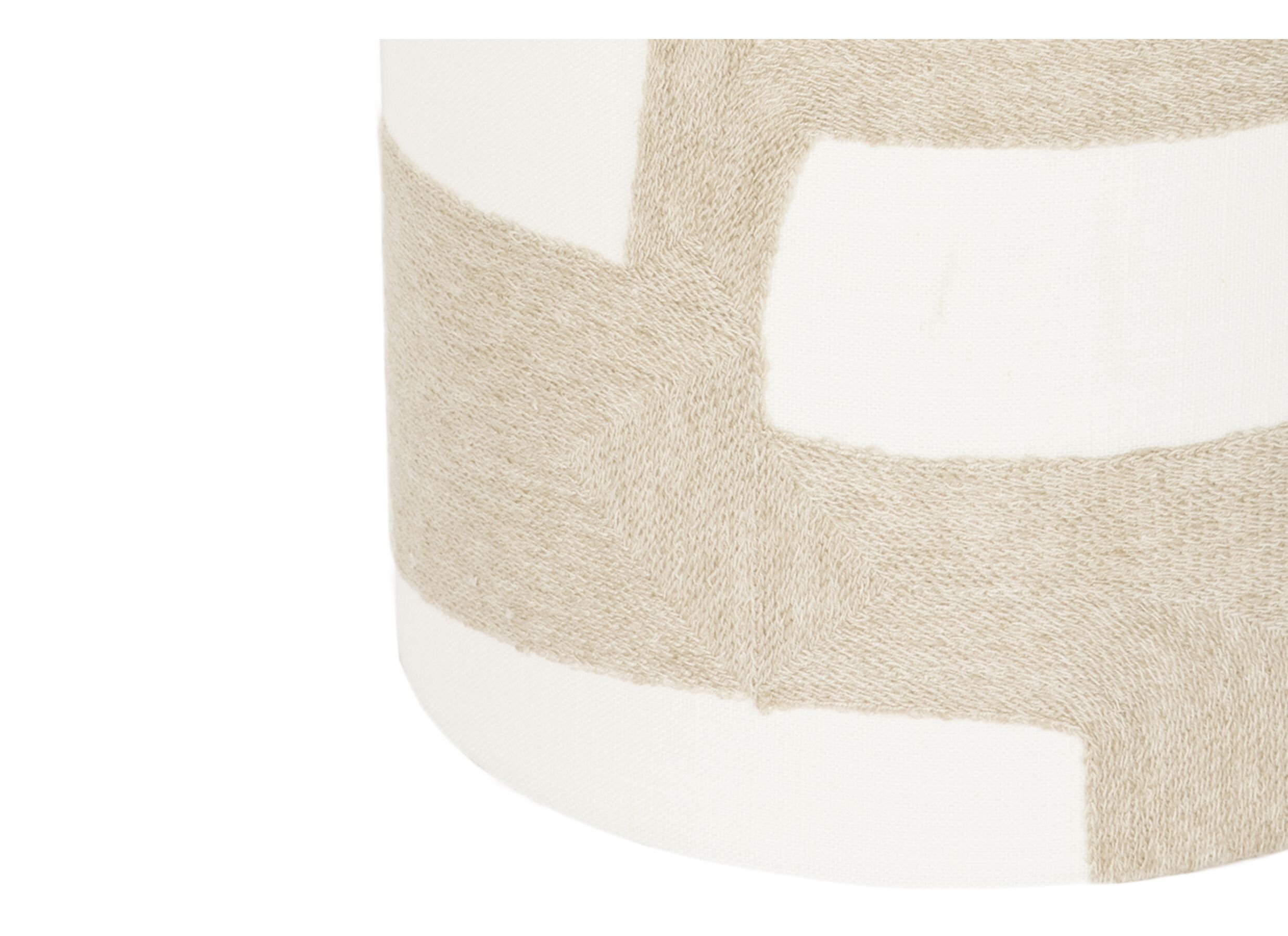 Detail - Abat-jour Ø25cm - tissu - beige