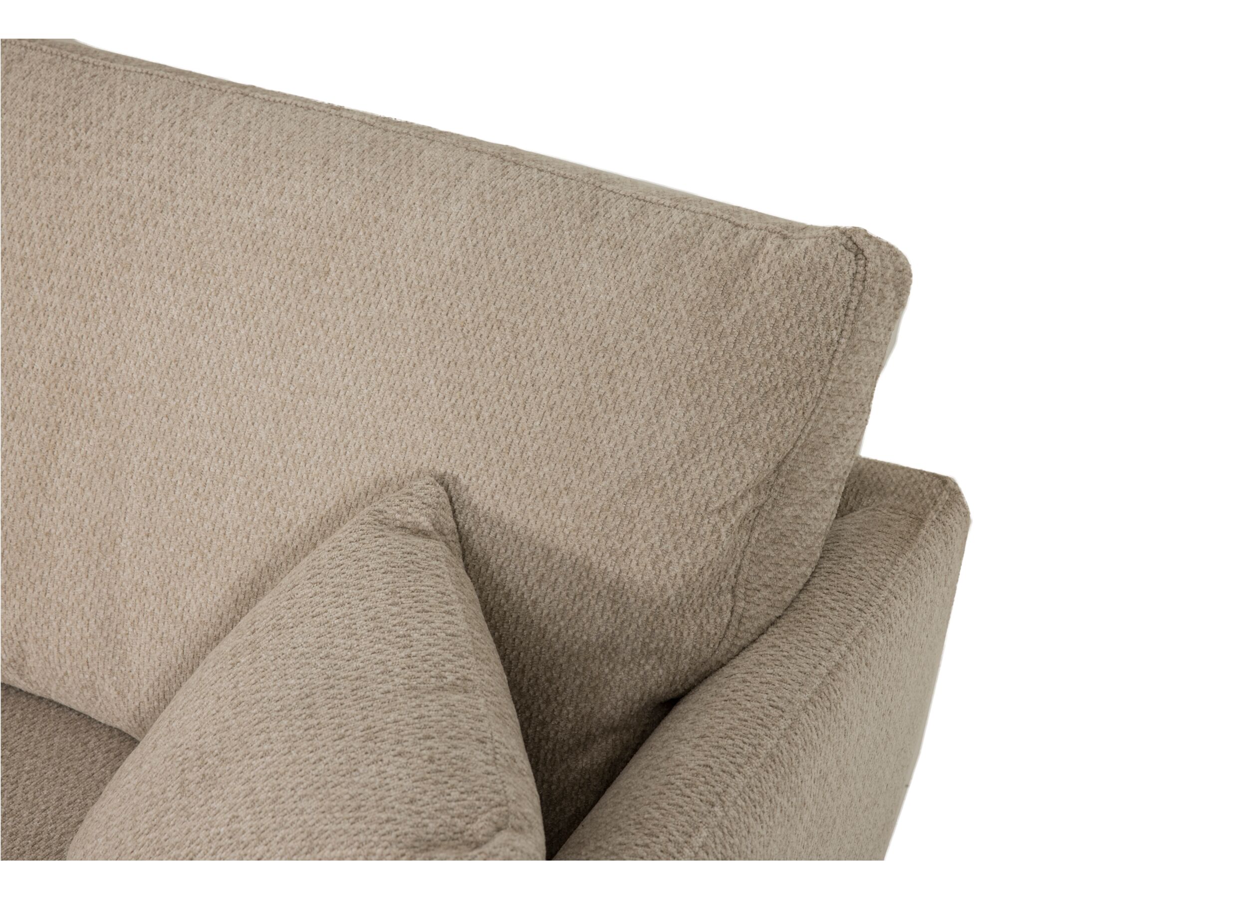 Detailfoto - Hoeksalon Namur 293x160cm - stof - beige