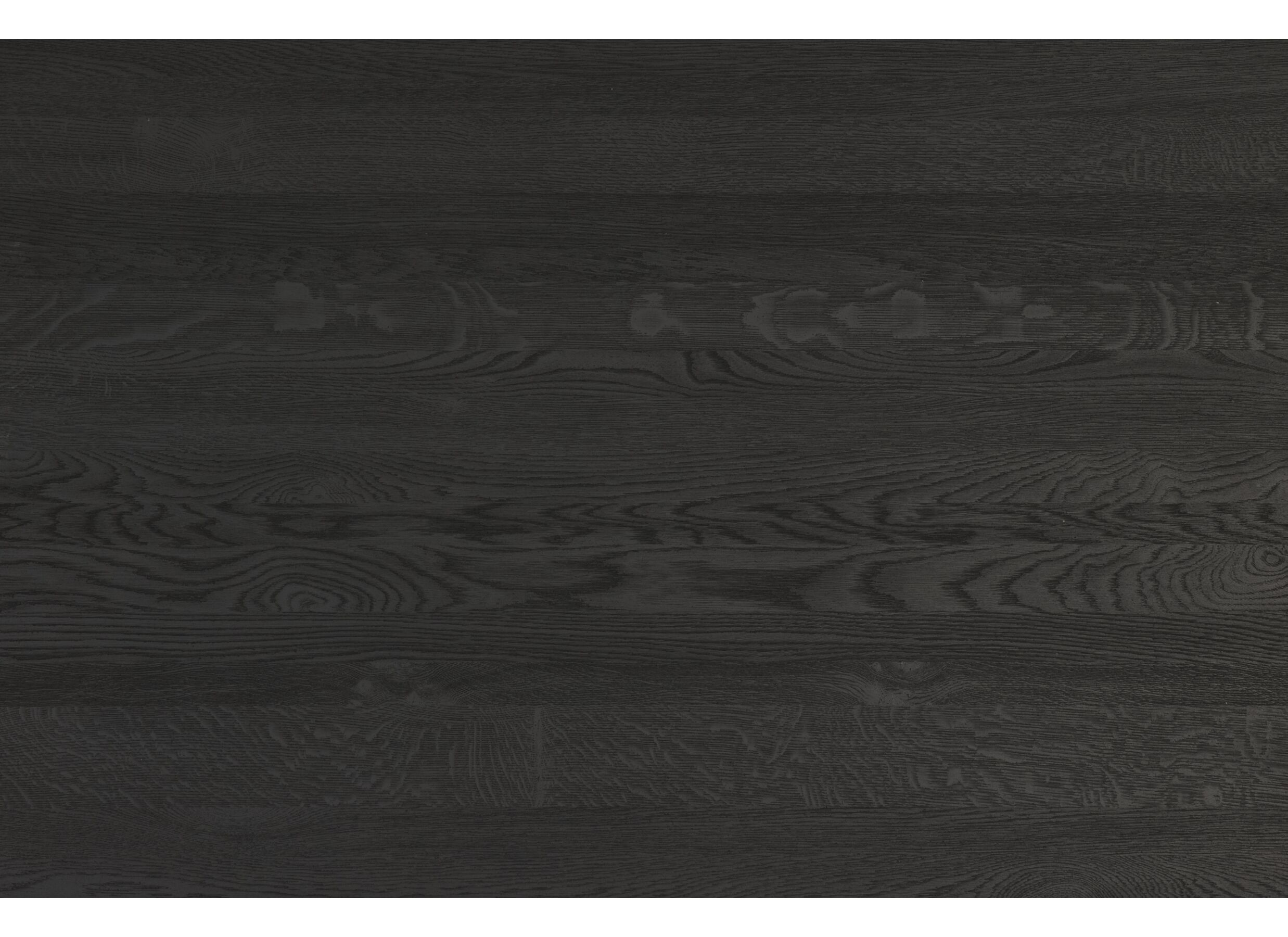 Table Mauri 250x128cm - chêne massif - noir