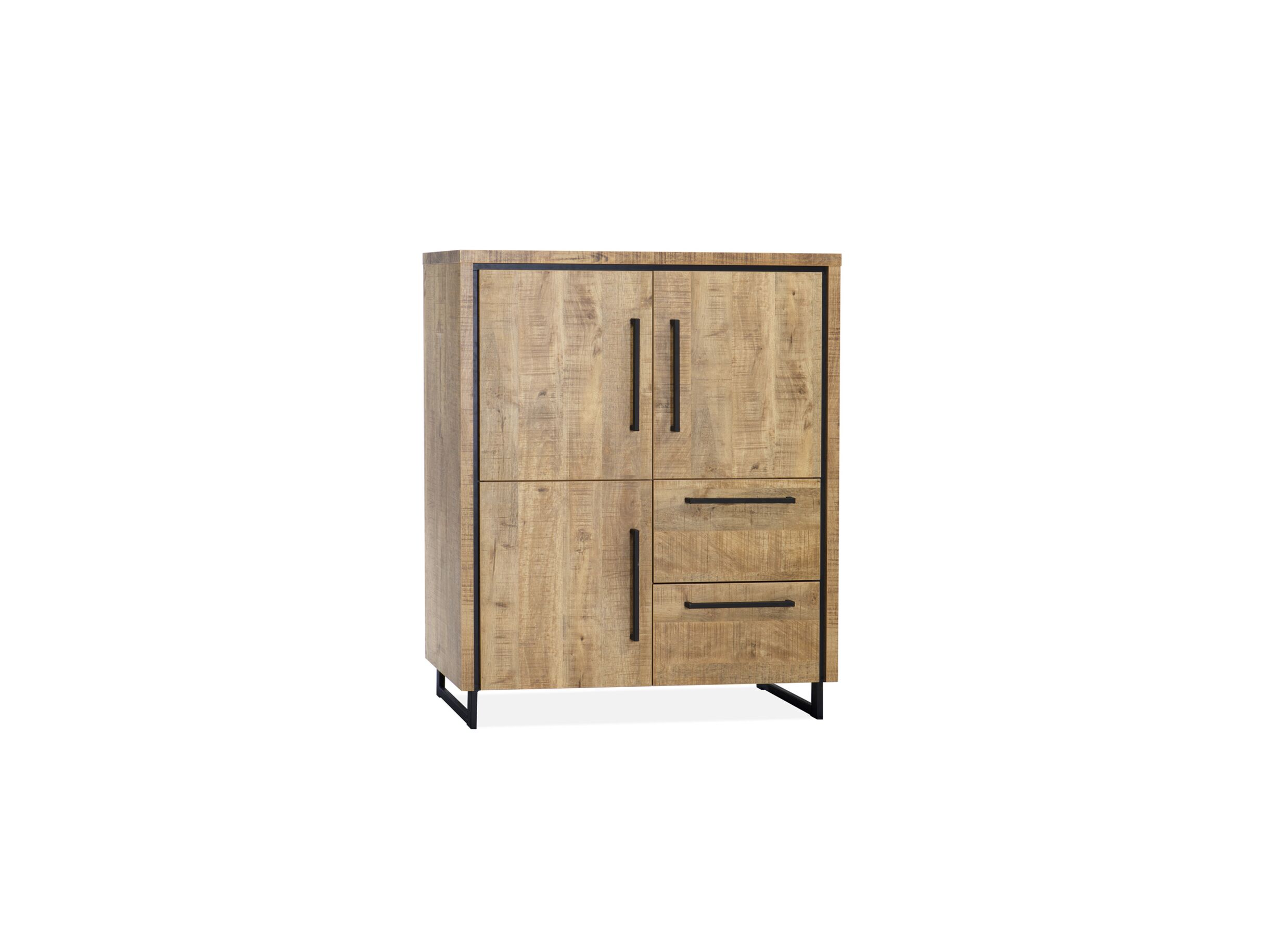 Meuble Bar Rimini 118cm - Meuble Bar Rimini 118cm - lamulux - mangue