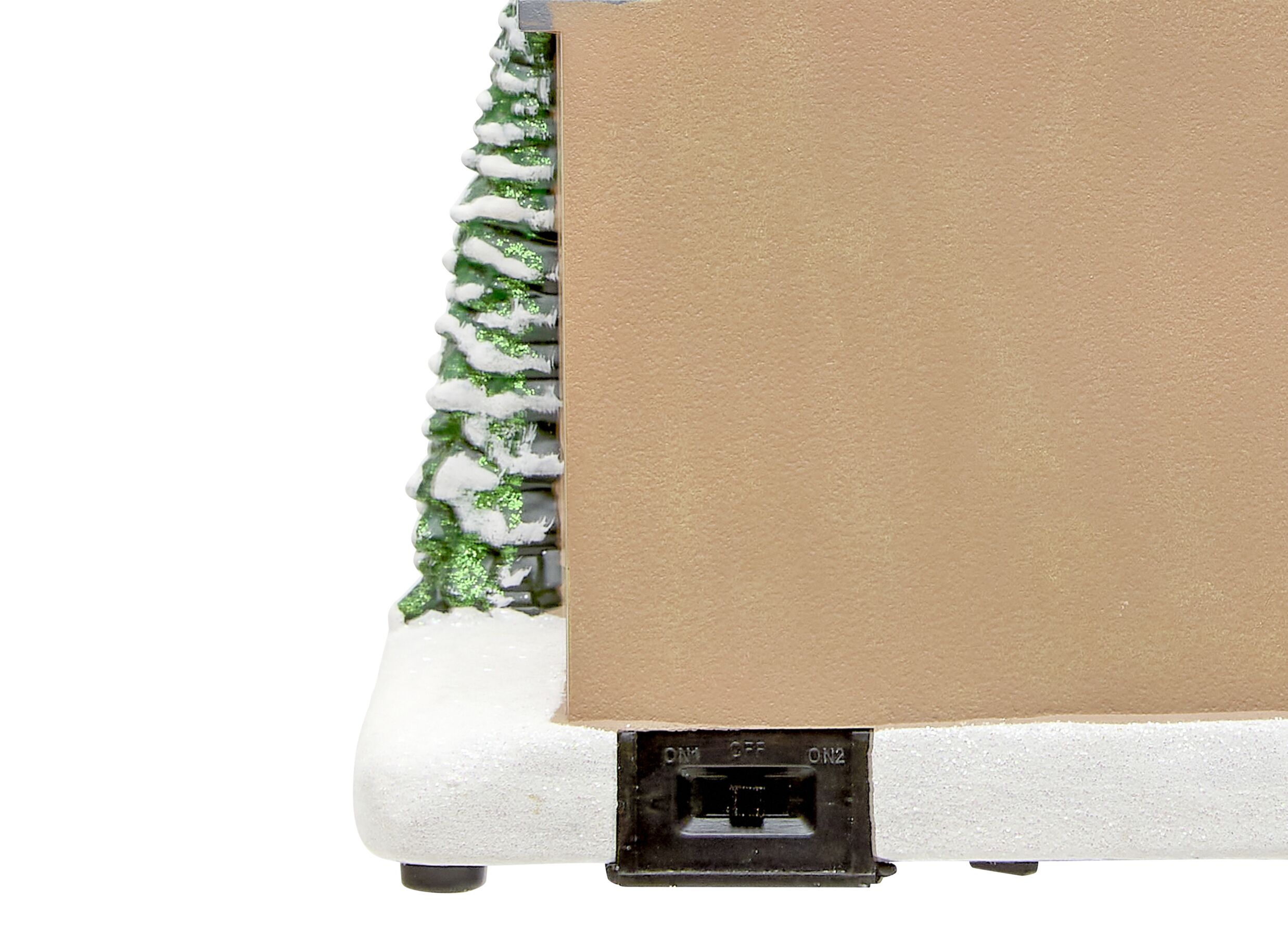 Detailfoto - Kerstdecoratie Cadeauwinkel LED H23,8cm - polystone - multicolor