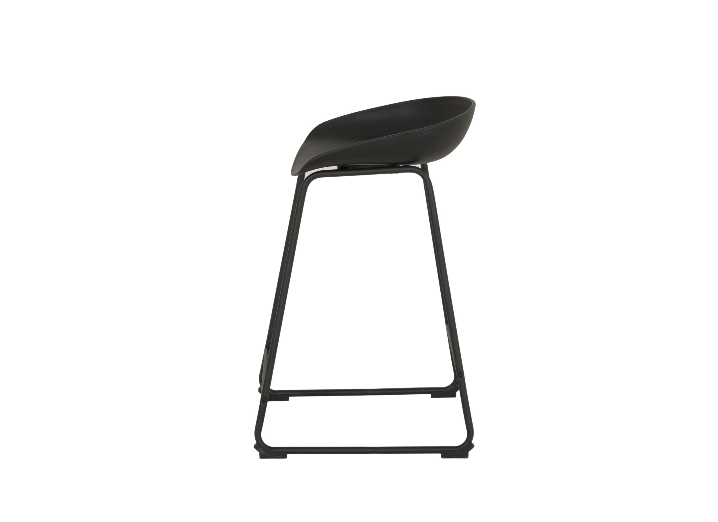 Tabouret de bar Vegas HA65cm - synthétique - noir