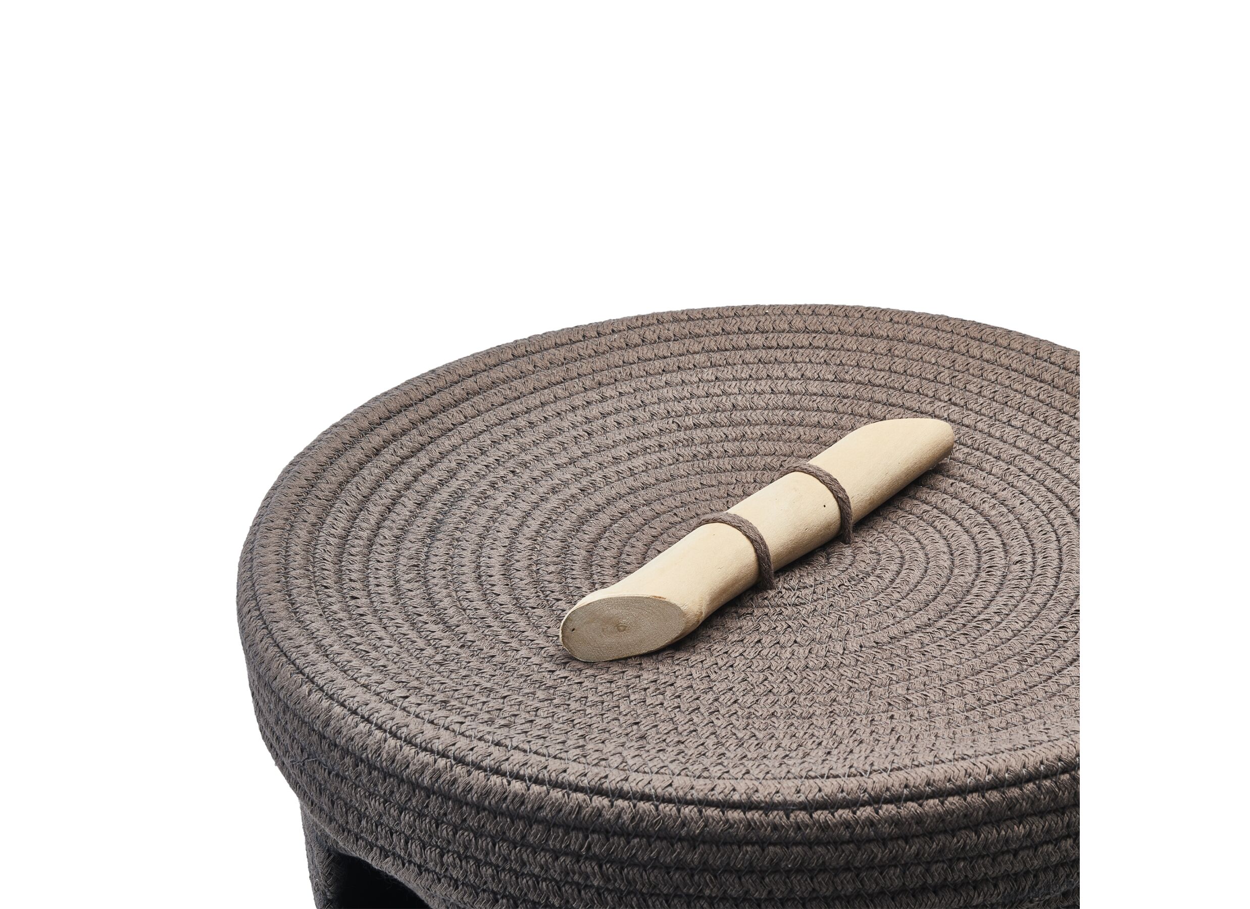 Detailfoto - Linnenmand Otis Ø37cm bruin
