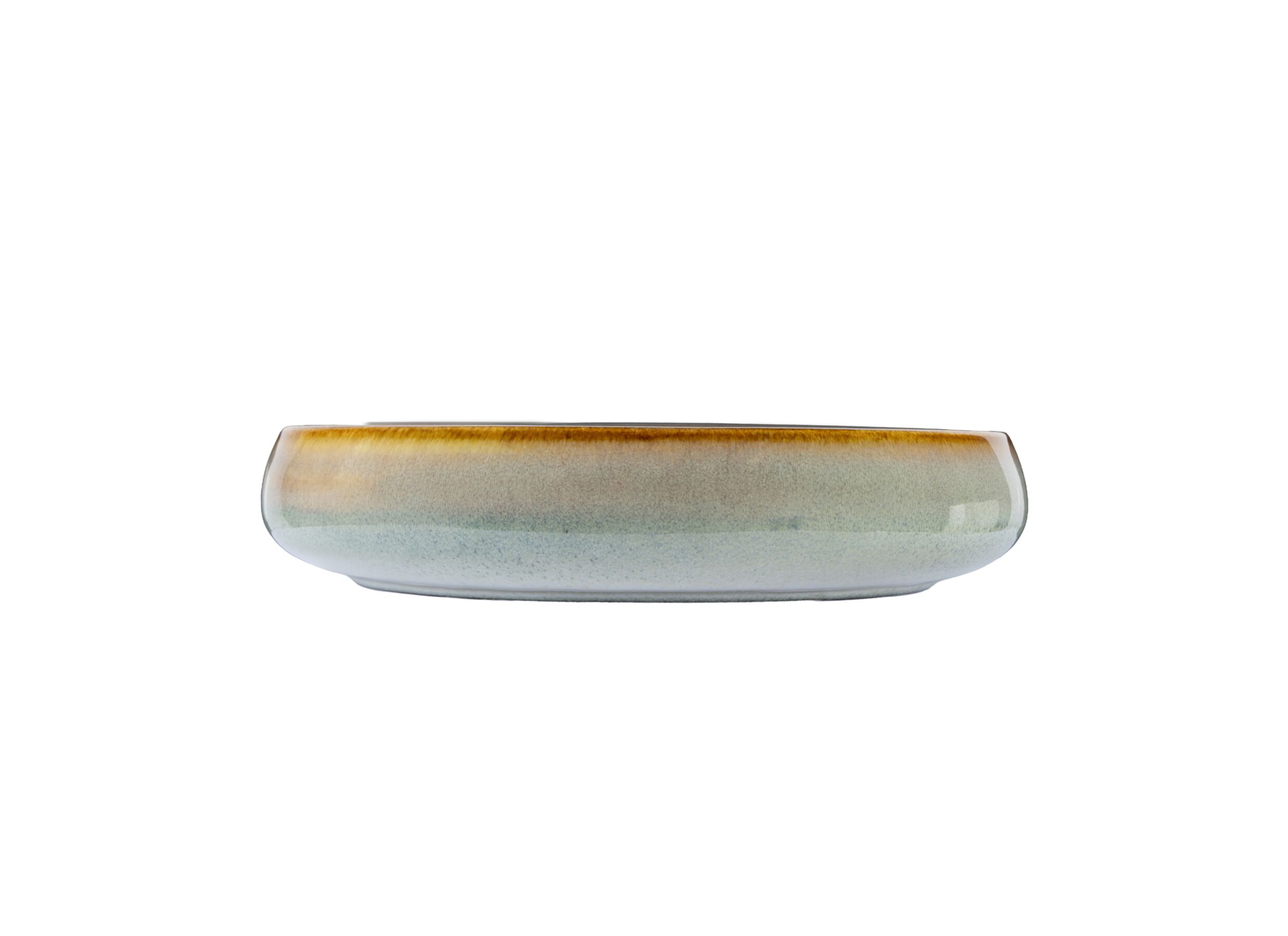 Overzichtsfoto - Diep bord Soraya Pearl Ø21,3cm - porselein - grijsgroen